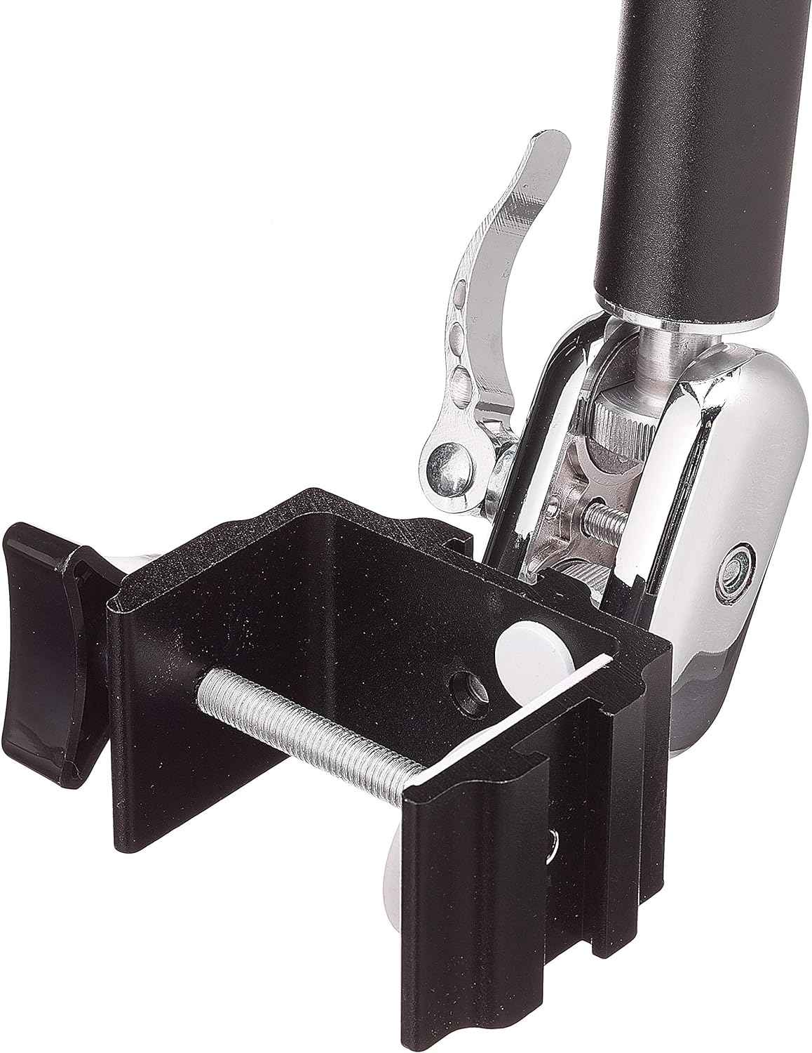 SYSTEM-S Universal Schwanenhals Tisch Halterung Halter 3-Gelenkiger Haltearm für Tablet Pc's eBook Reader in Schwarz