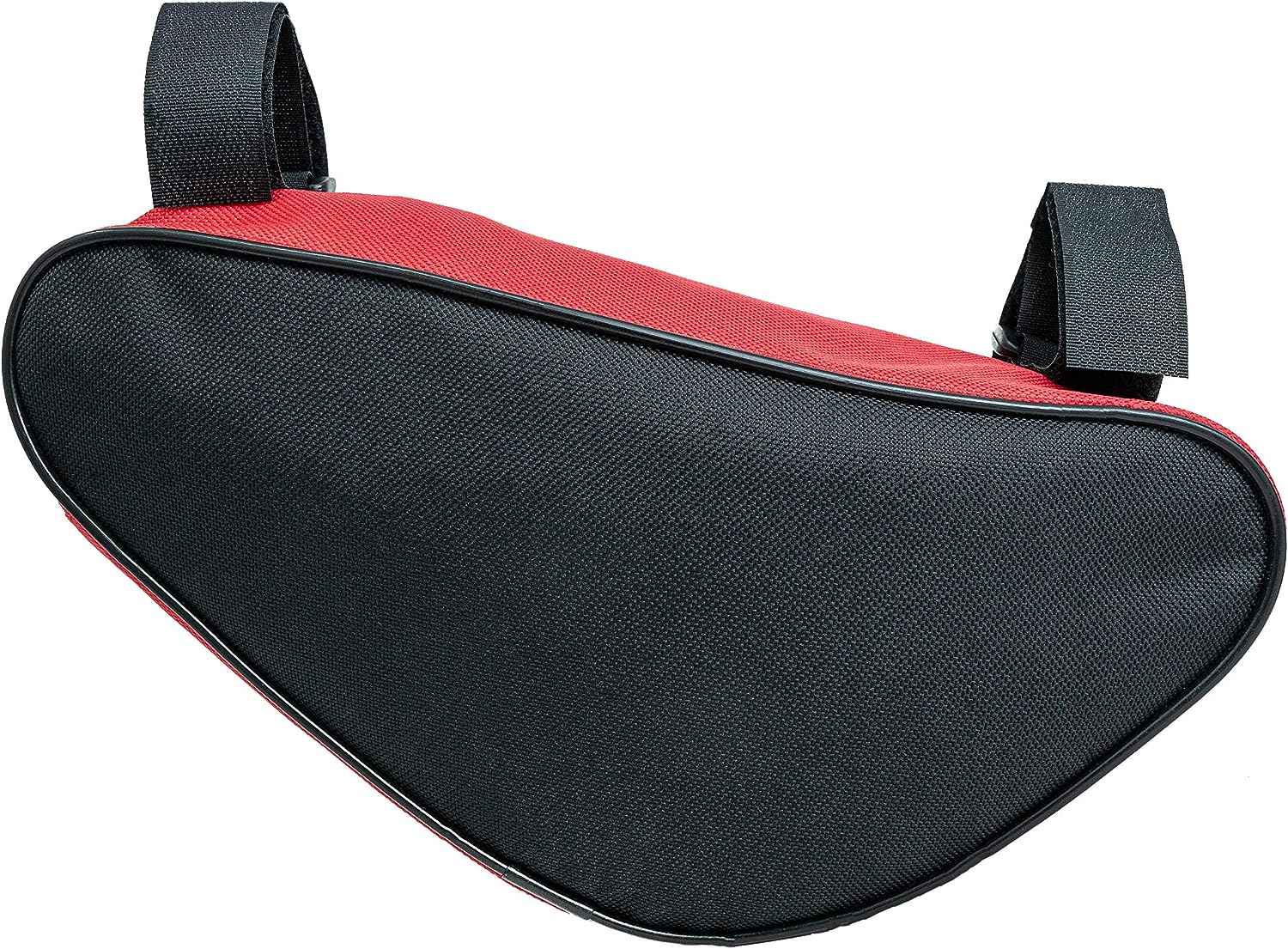 SYSTEM-S Fahrrad Tasche spritzwasserfest Dreiecktasche Rahmentasche Triangeltasche Rot