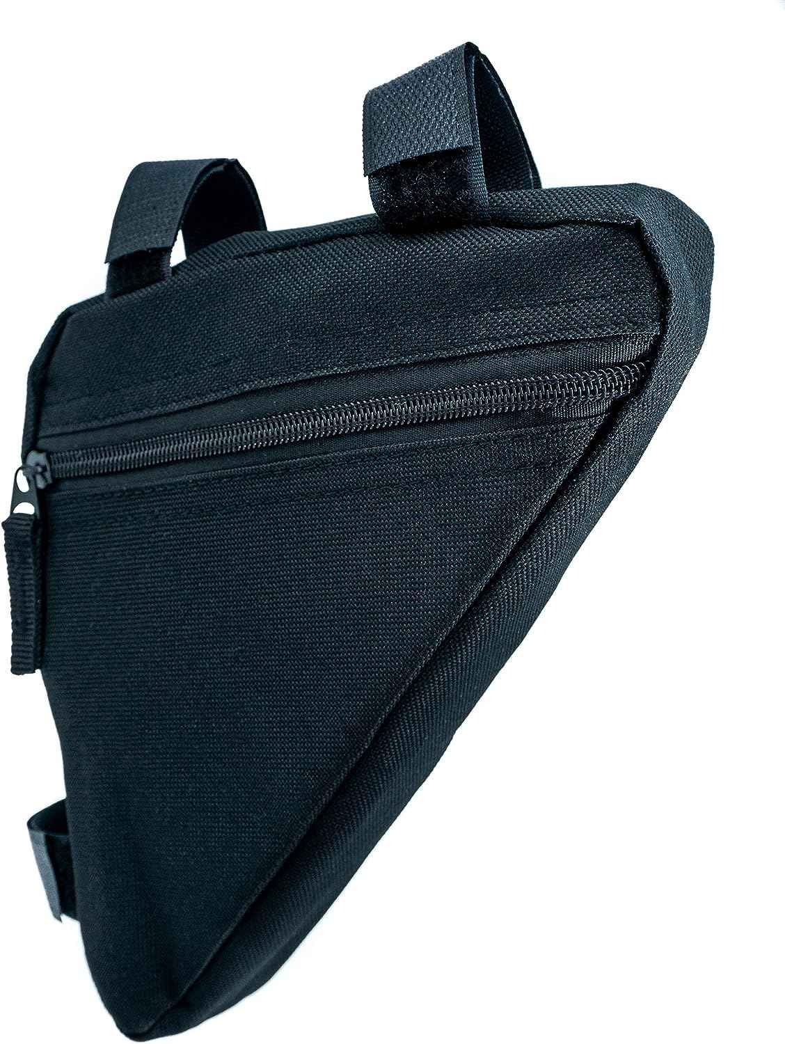 SYSTEM-S Fahrrad Tasche Befestigung in Schwarz für Lampe Fahrradpumpe
