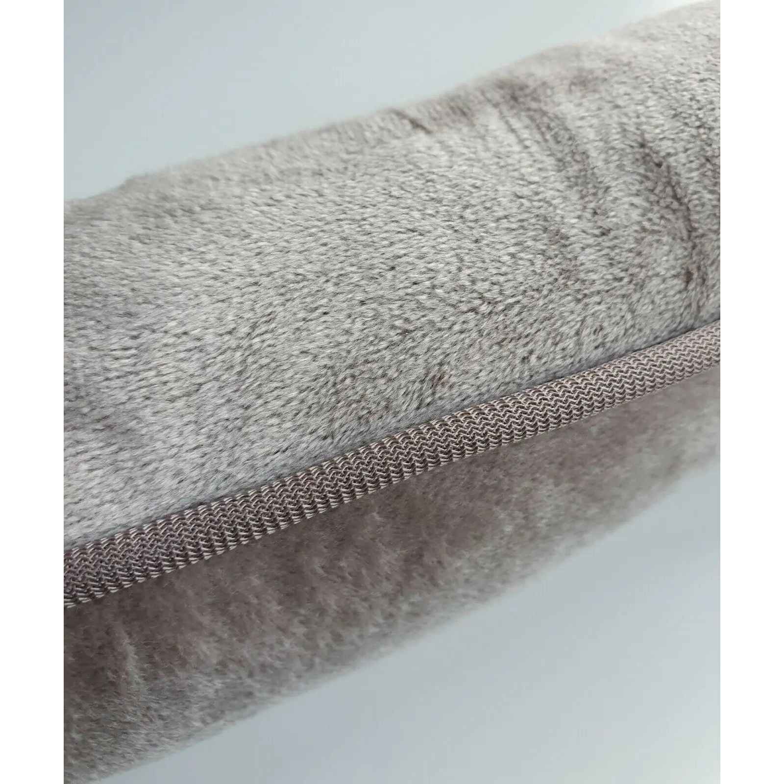 Zugluftstopper Windstopper Türwindstopper Zugluft Microfaser 90 cm Hellgrau