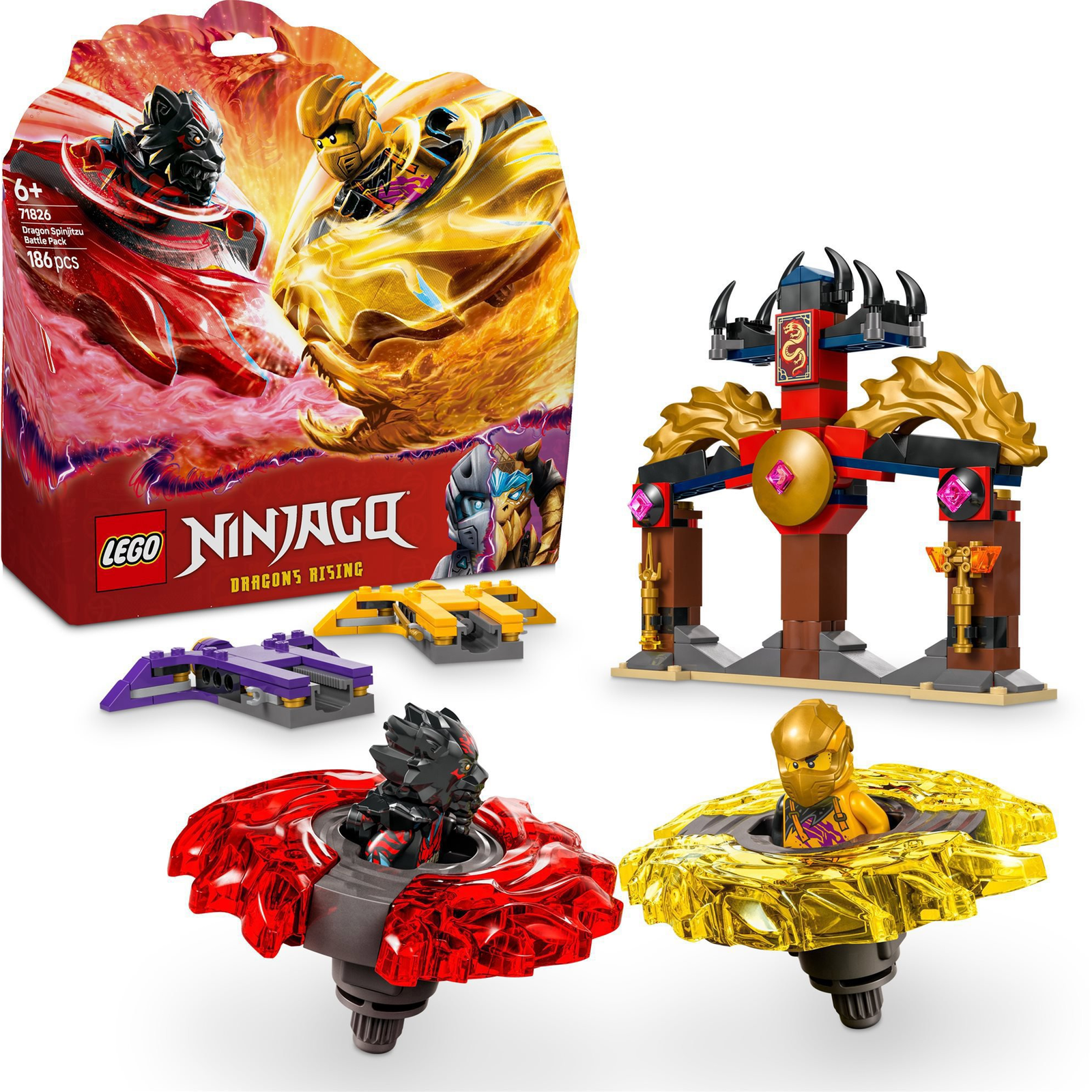 LEGO® NINJAGO® Sárkány spinjitzu harci csomag 71826 (5702017818757)-0
