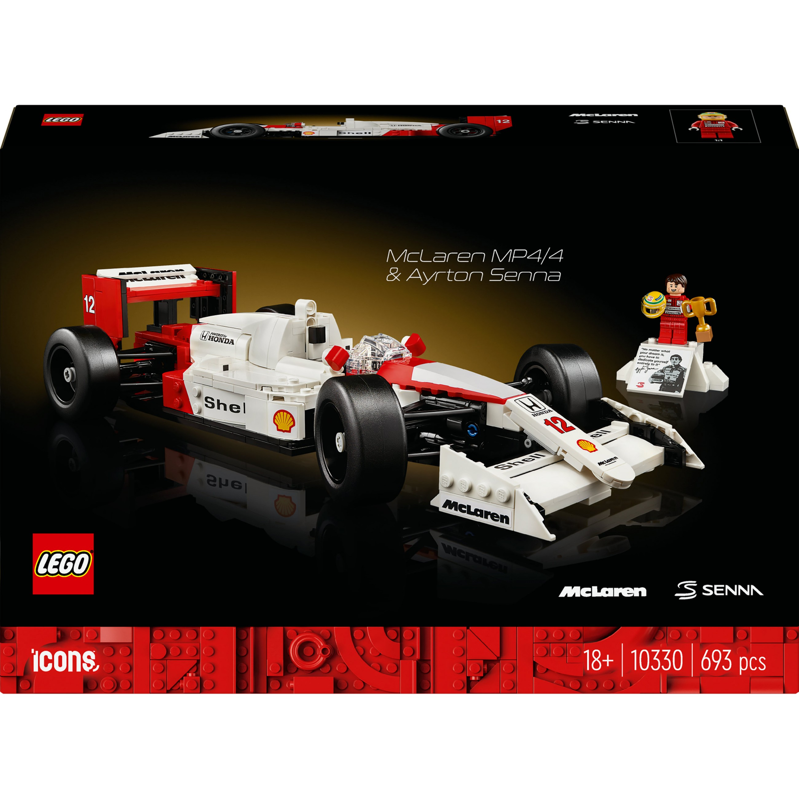 LEGO® Icons_ 10330 - McLaren MP4/4 & Ayrton Senna (10330)-0