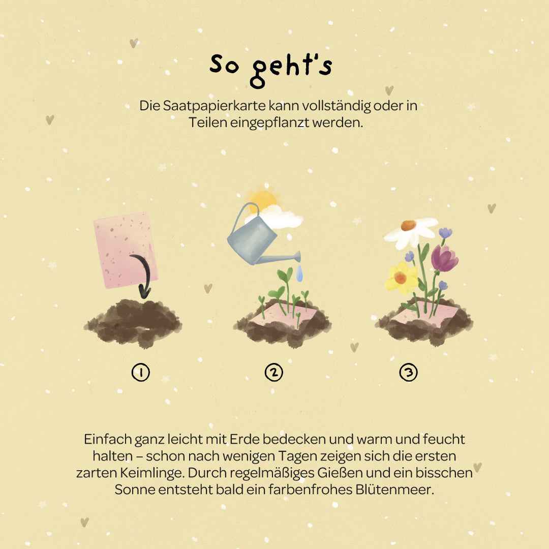 Grußkarte - Hoch sollst du leben!