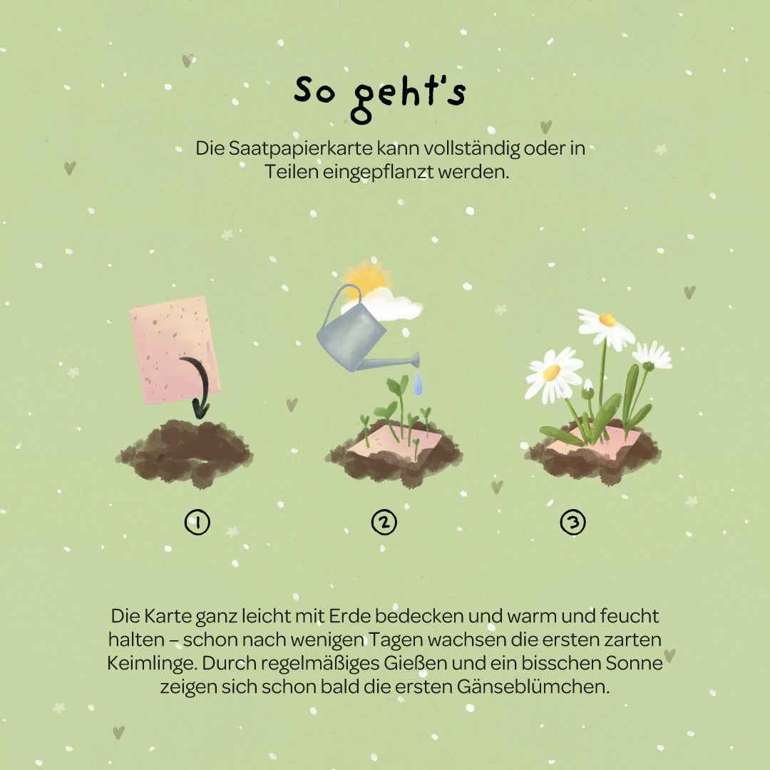 Grußkarte - Gans lieben Dank