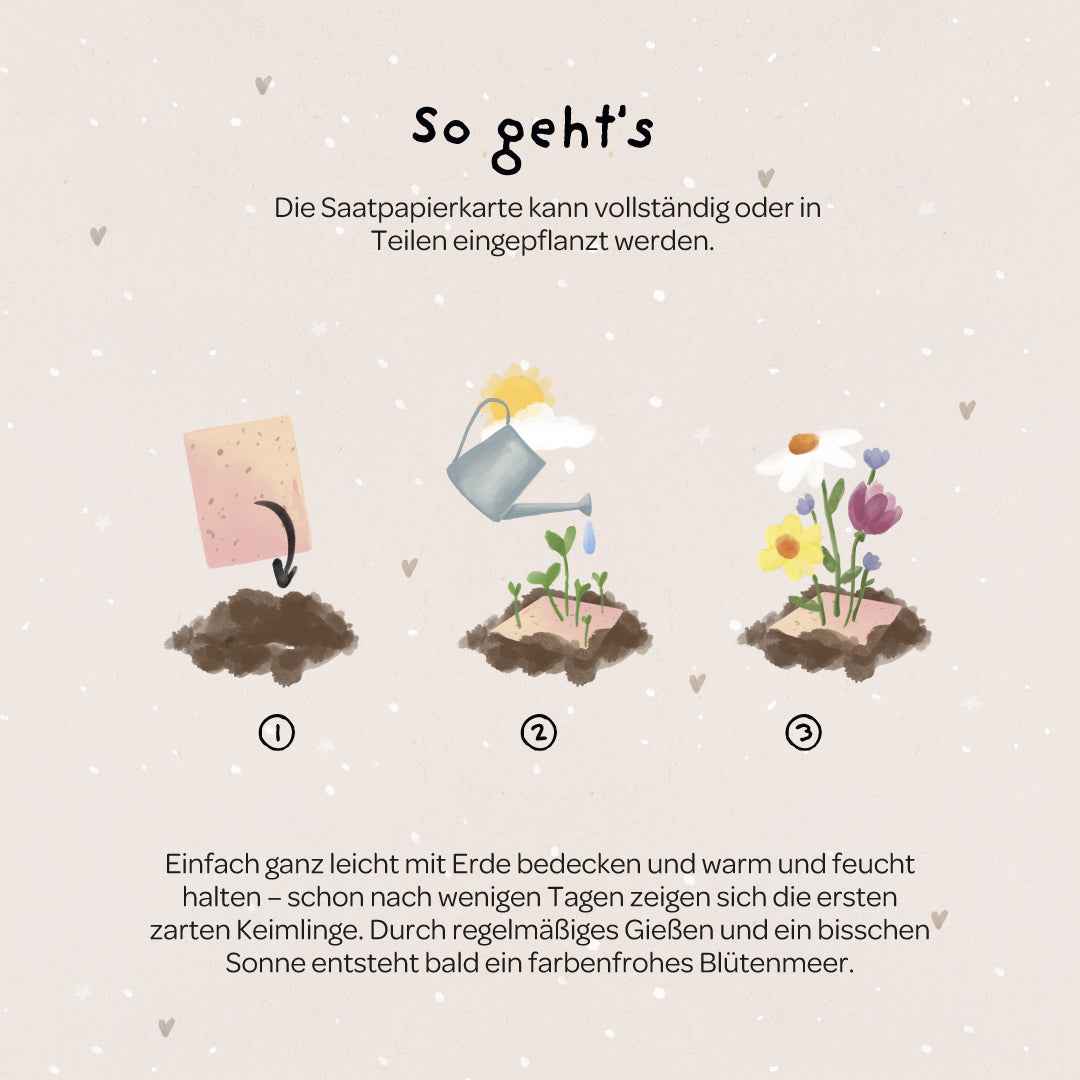 Grußkarte - Du wunderschönes Geburtstagskind
