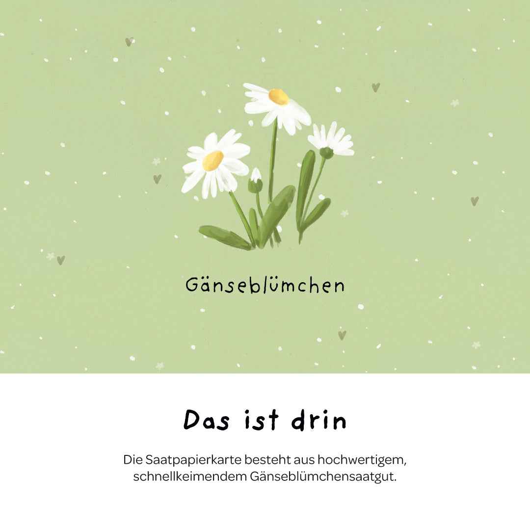 Grußkarte - Gans lieben Dank