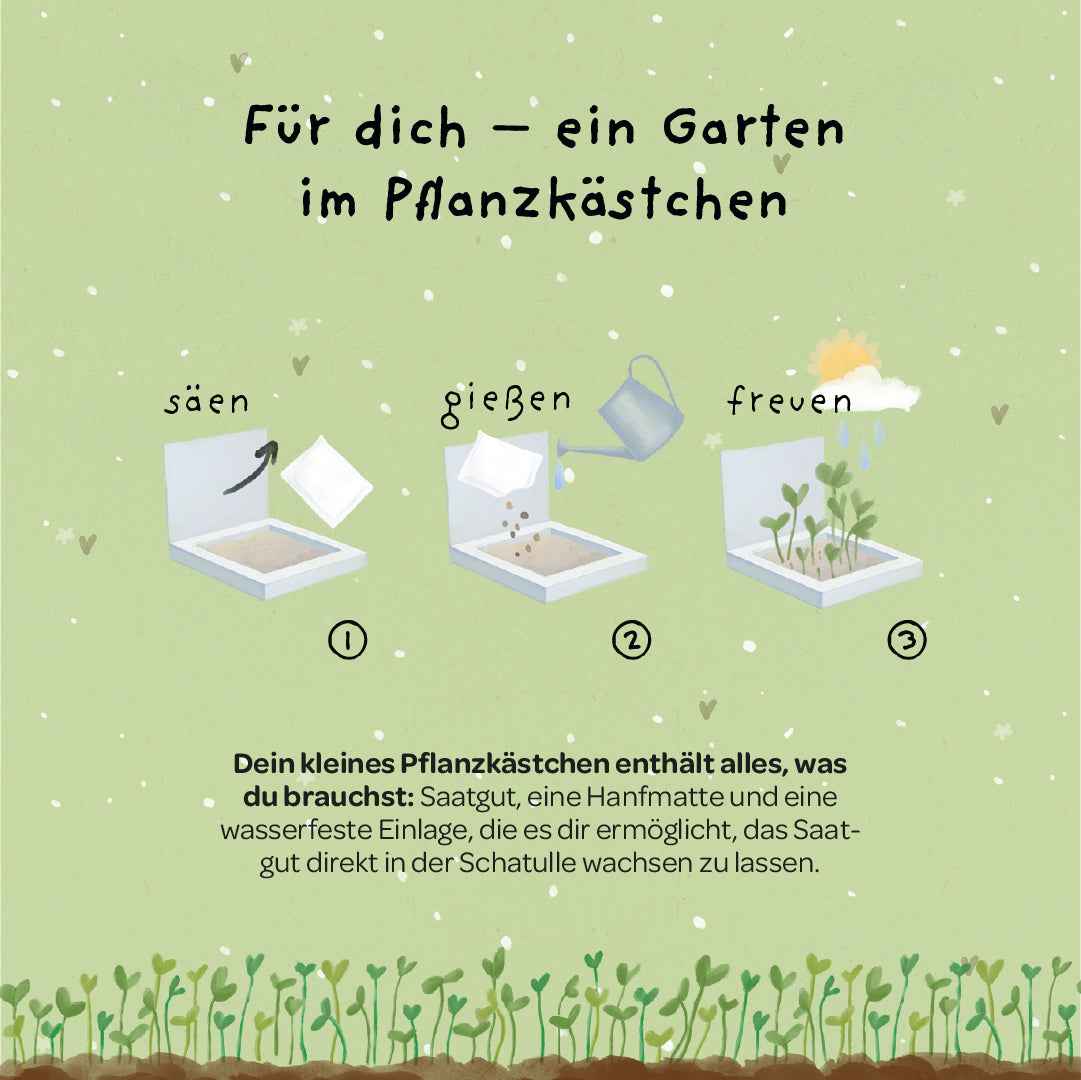 Pflanzkästchen - Gans lieben Dank