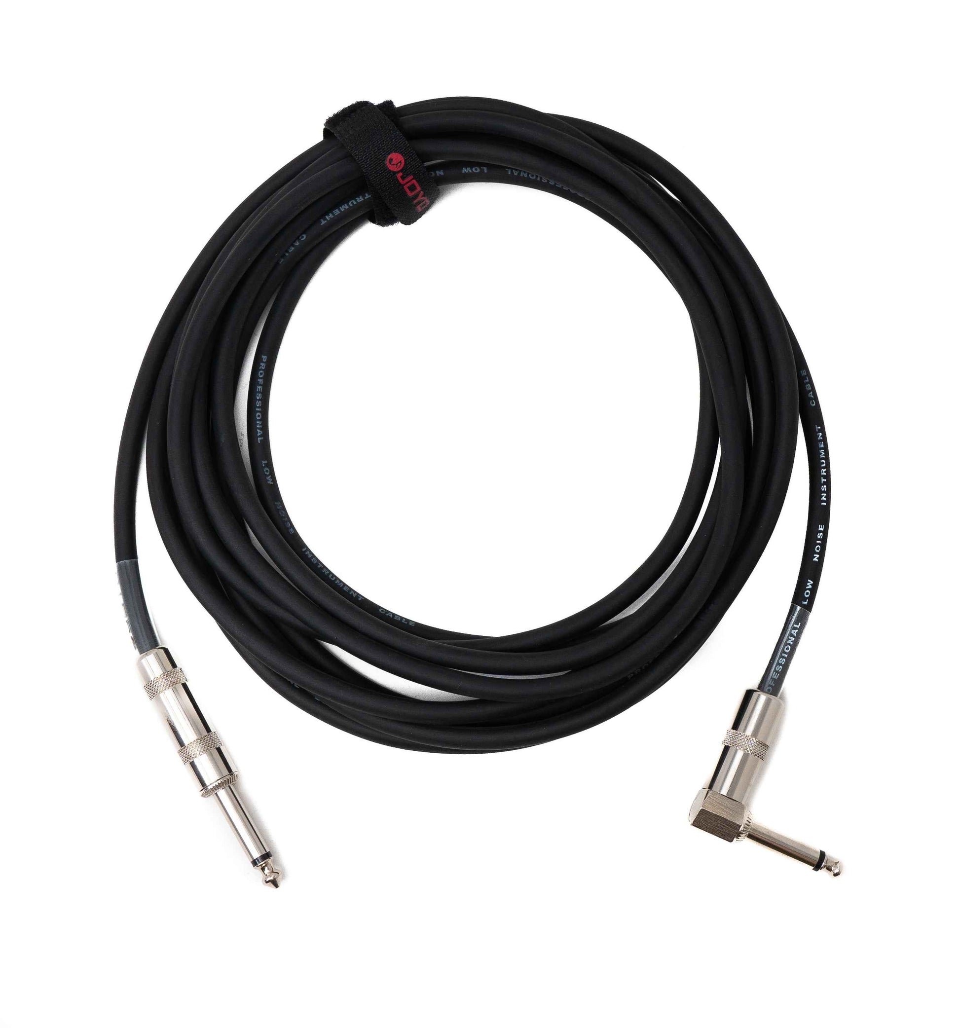 SYSTEM-S Audio Kabel 450 cm 6.35 mm Klinke Stecker zu Stecker Winkel AUX Schwarz