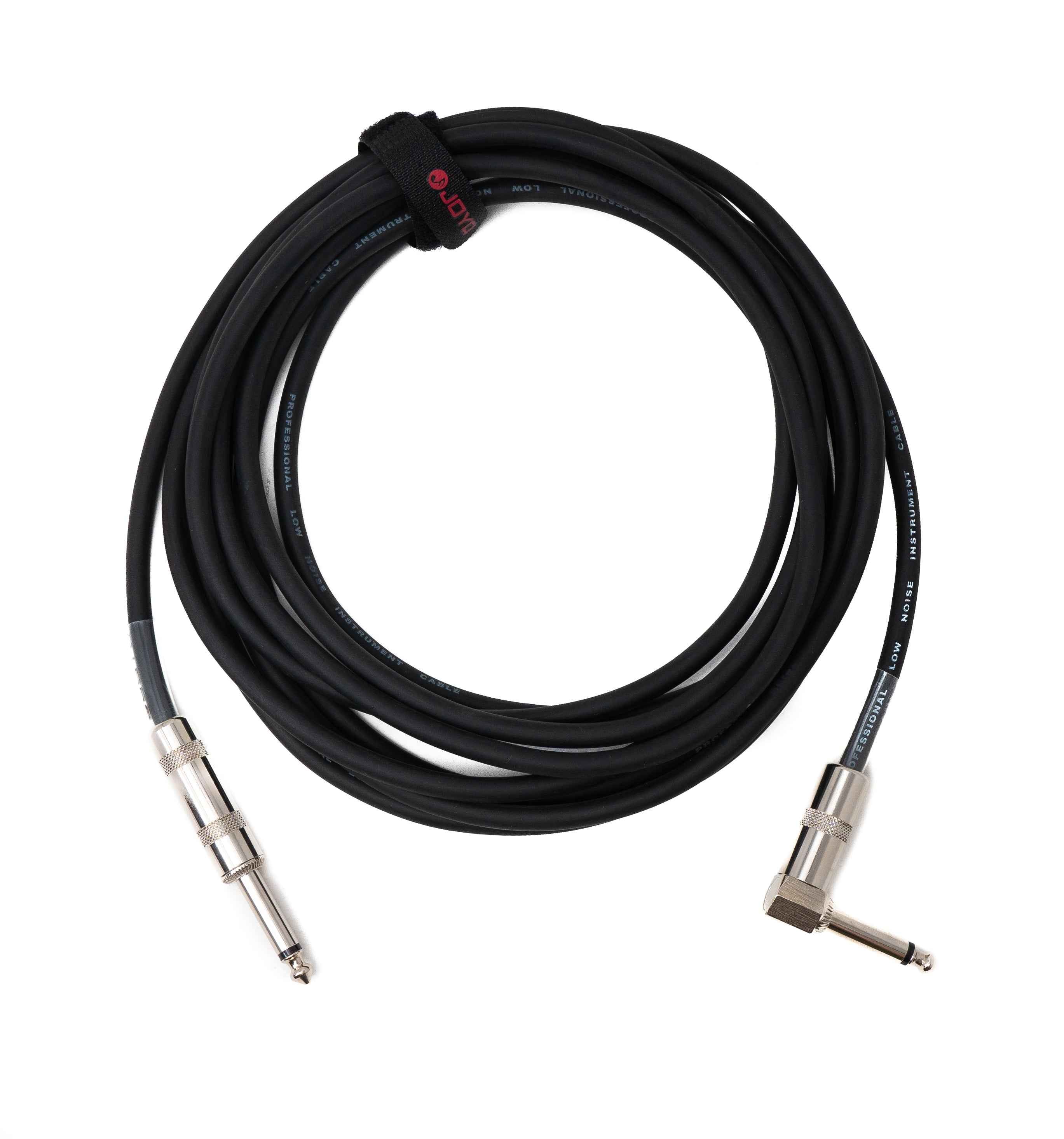 SYSTEM-S Audio Kabel 450 cm 6.35 mm Klinke Stecker zu Stecker Winkel AUX Schwarz