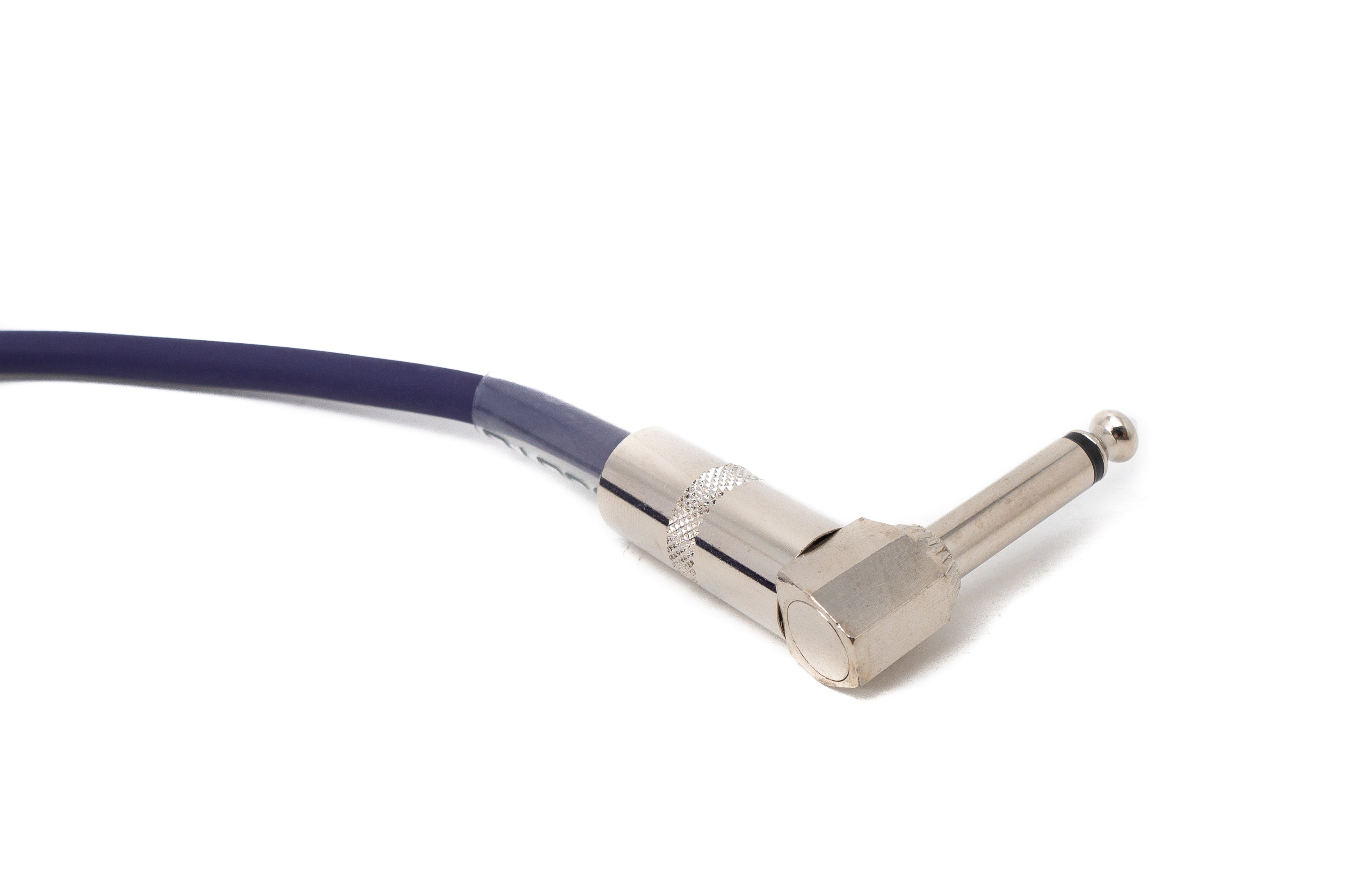 Audiokabel 450 cm 6.35 mm Klinke Stecker zu Stecker Winkel AUX Lila | System-S