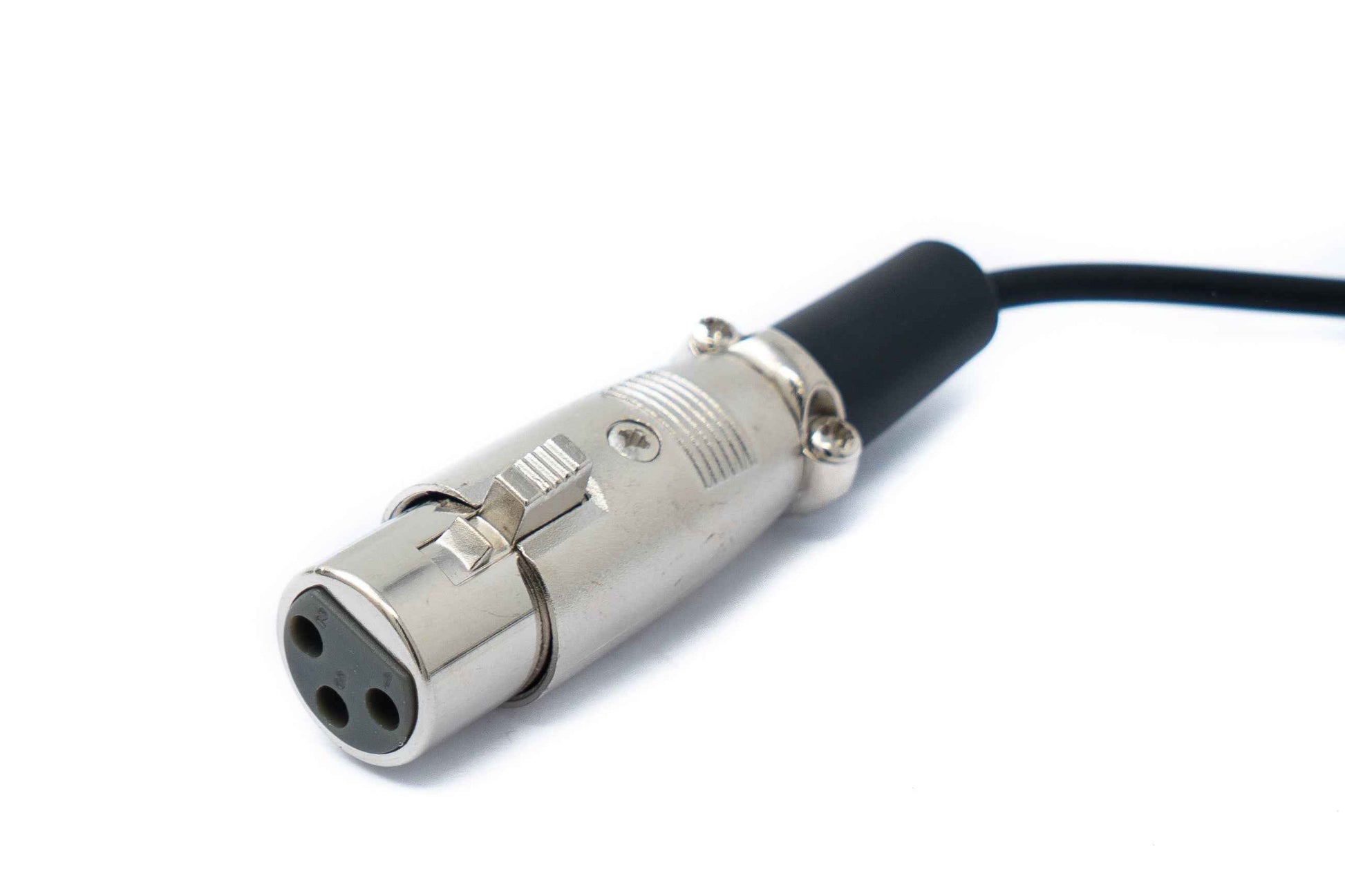 SYSTEM-S Audio Kabel 150cm Mini XLR 3 polig Stecker zu XLR 3 polig Buchse Schwarz