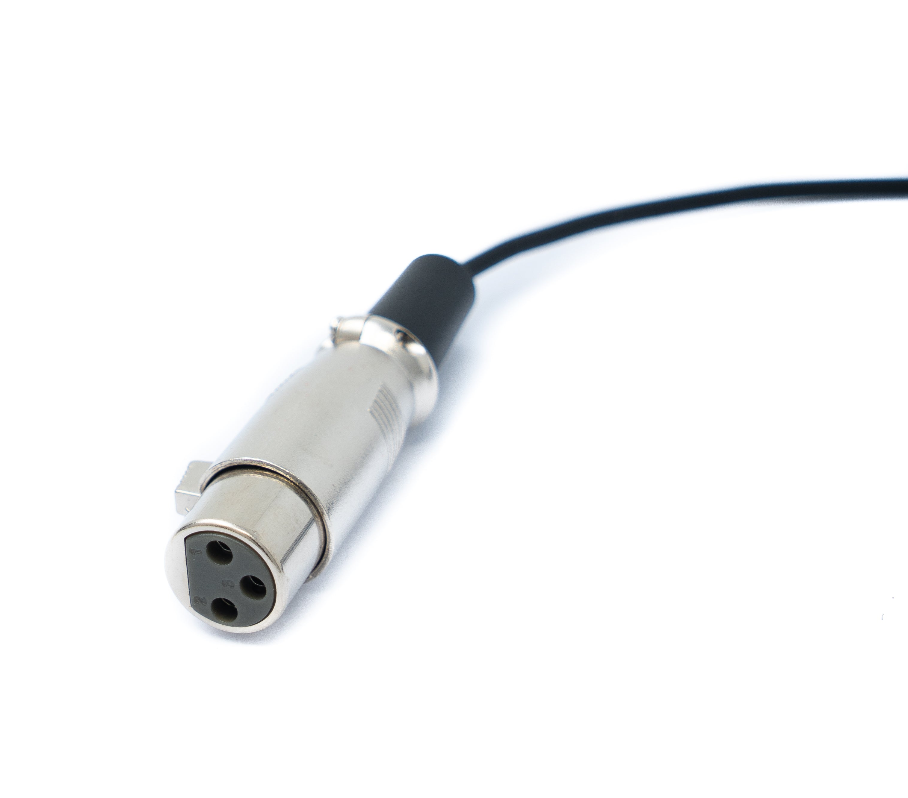 Audio Kabel Mini XLR 3 polig Buchse zu XLR 3 polig Buchse 150 cm Schwarz