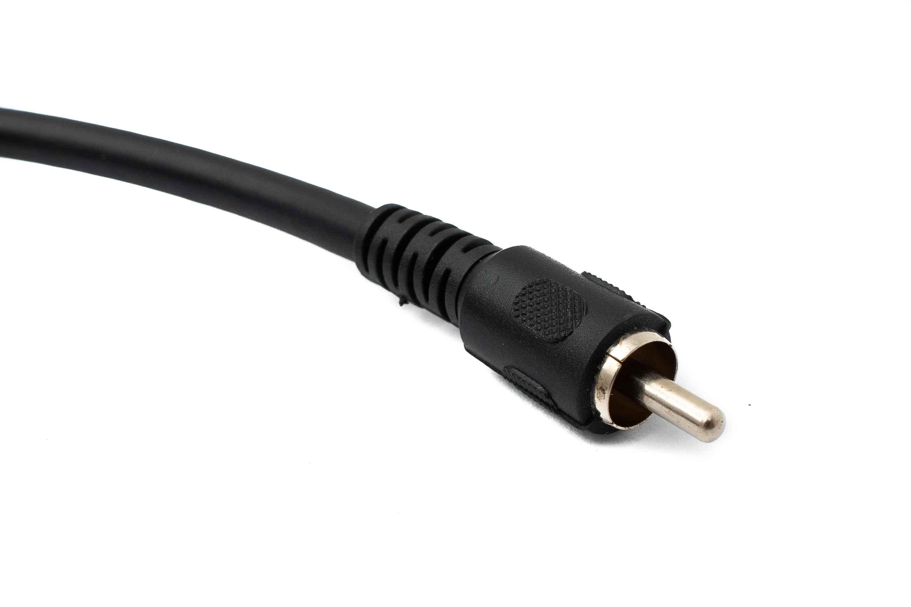 SYSTEM-S Cinch RCA Kabel 150 cm Stecker zu XLR 3 polig Stecker 30 VAC in Schwarz