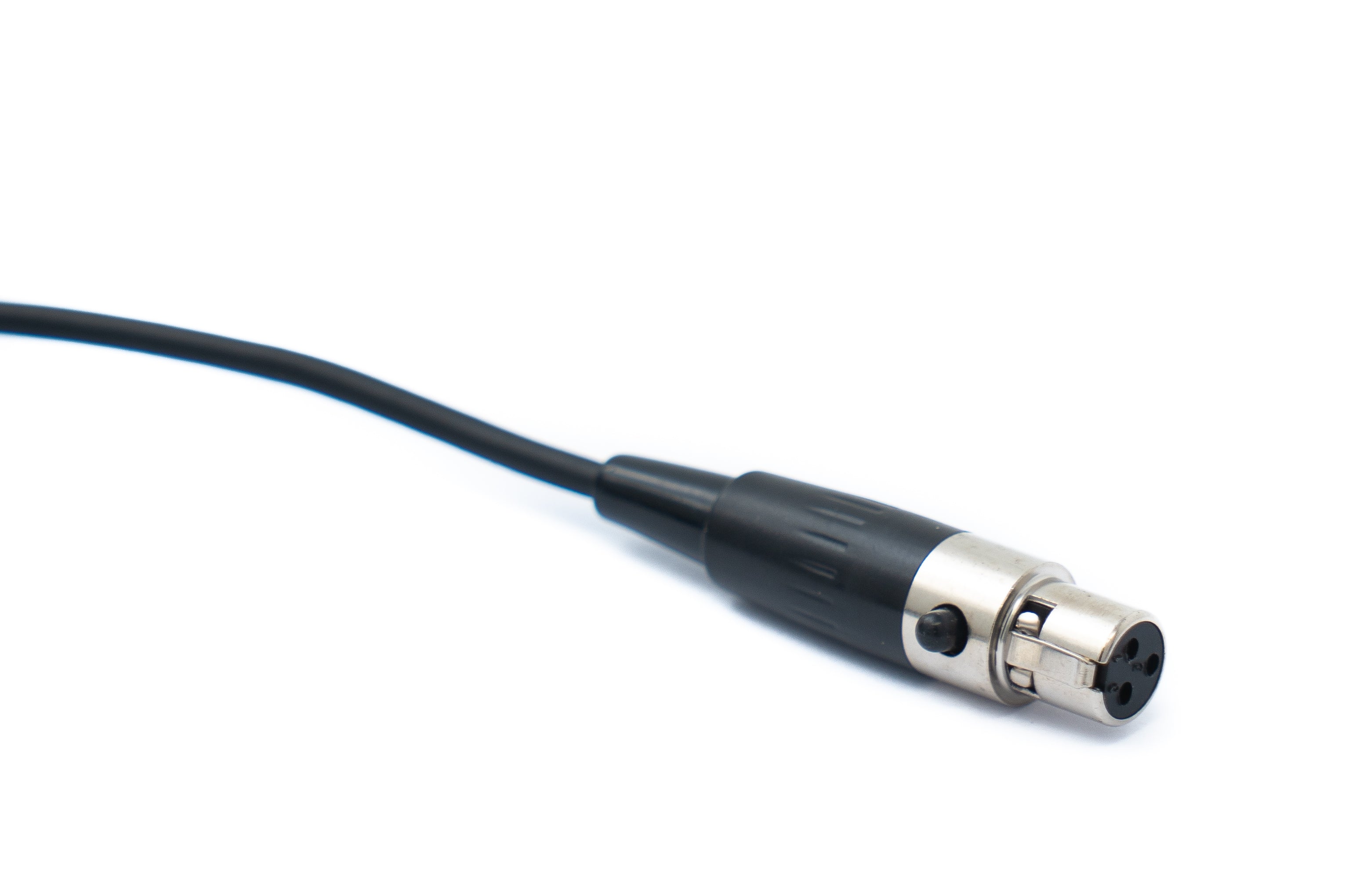 Audio-Kabel Mini XLR 3-polig Buchse zu XLR 3-polig Stecker 150 cm Schwarz