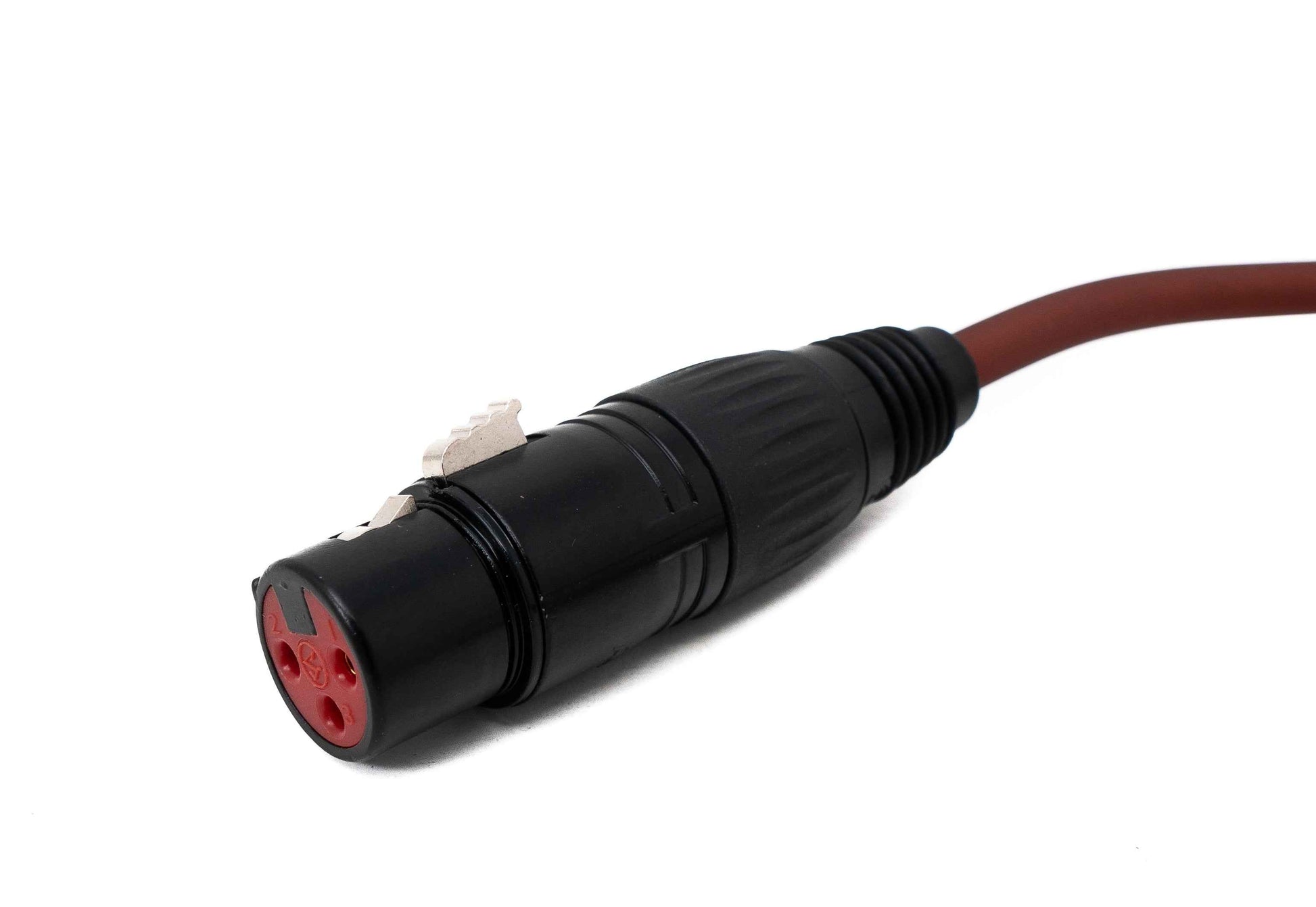 SYSTEM-S Cinch RCA Kabel 100 cm Stecker zu XLR 3 polig Buchse in Rot