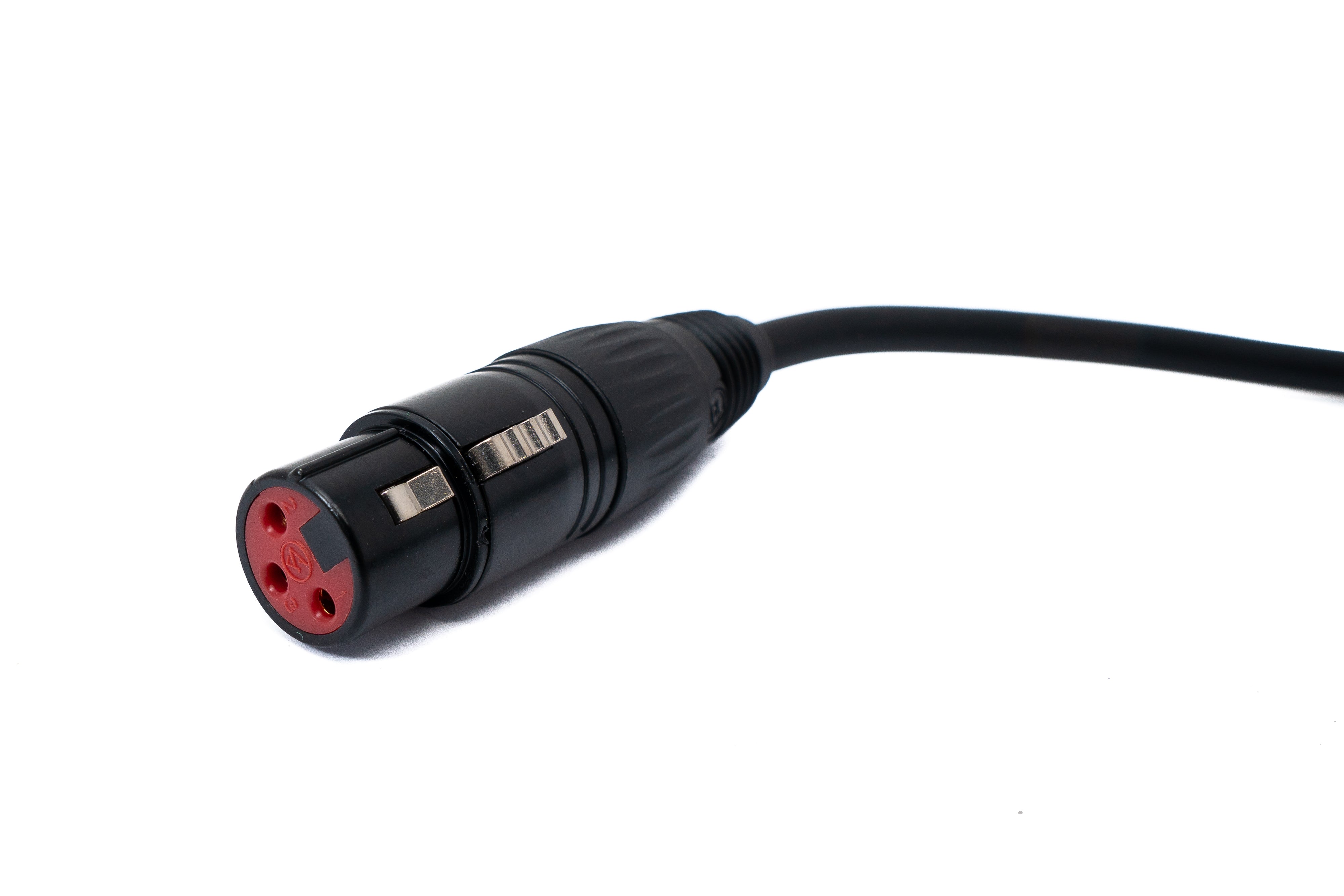 Audio Kabel XLR 3 polig Buchse zu Buchse 3 m schwarz 84298838 | System-S