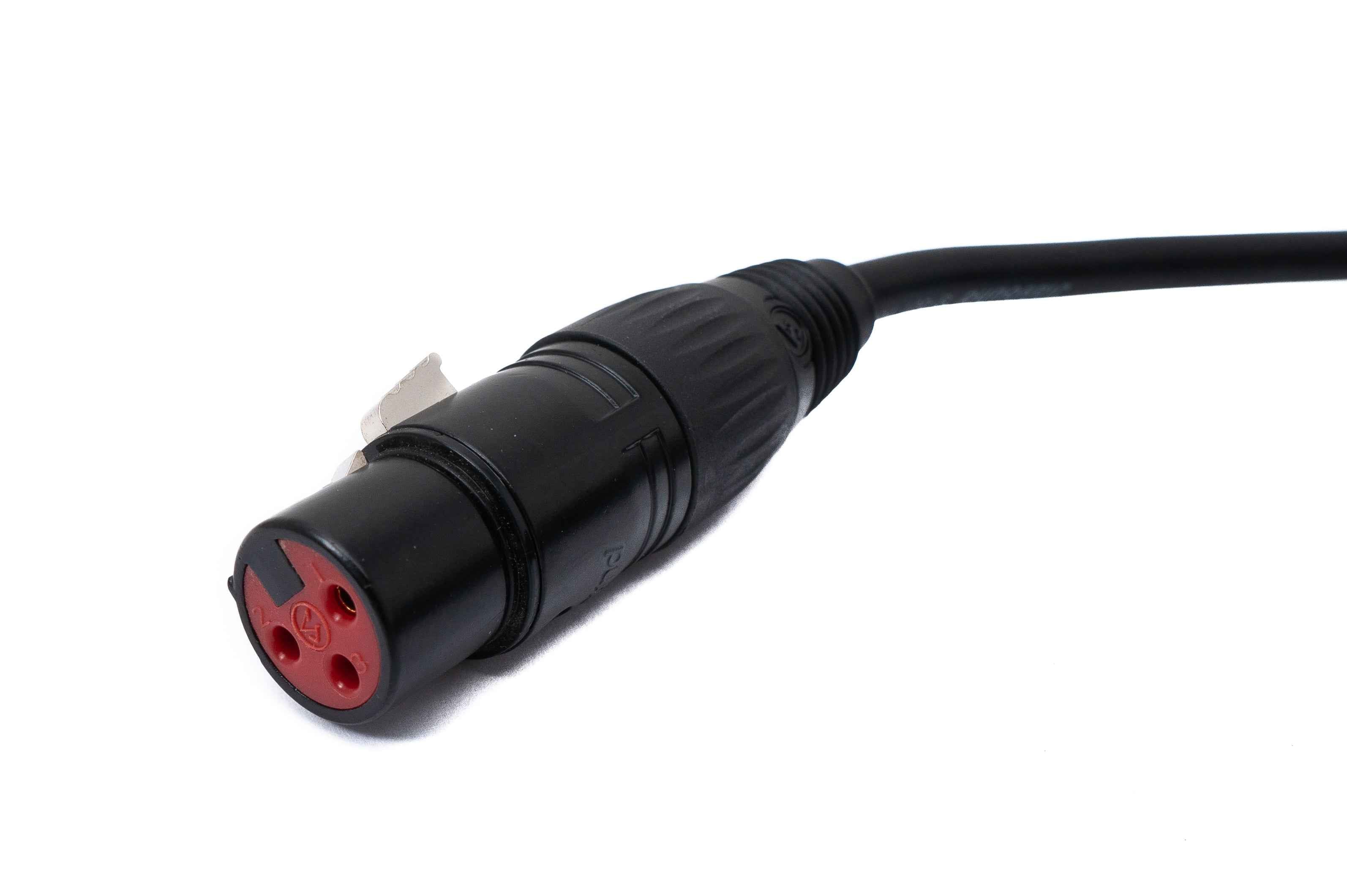 SYSTEM-S Audio Kabel 5 m XLR 3 polig Buchse zu Buchse in Schwarz