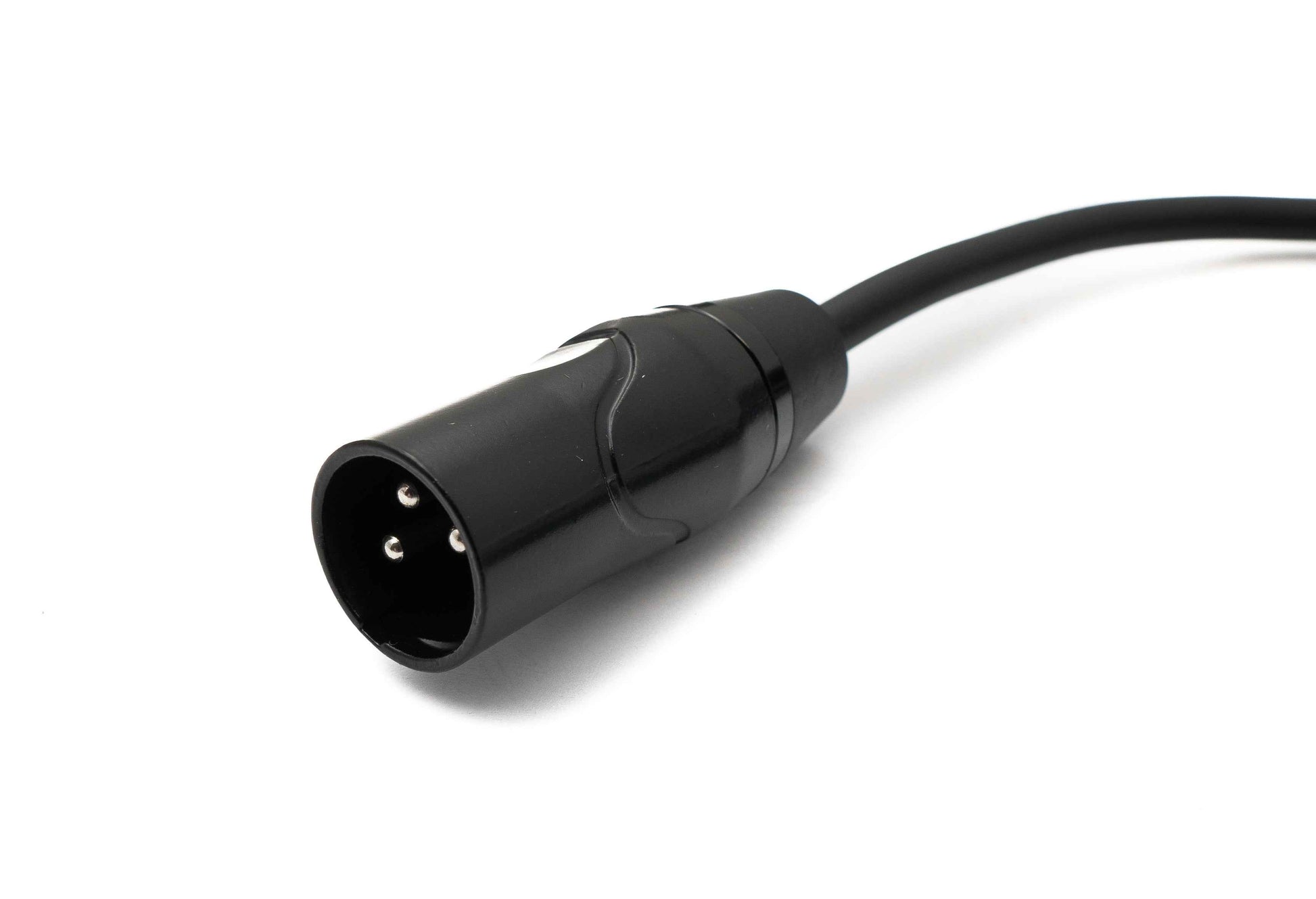 SYSTEM-S Audio Kabel 100 cm XLR 3 Pin Stecker zu Buchse in Schwarz