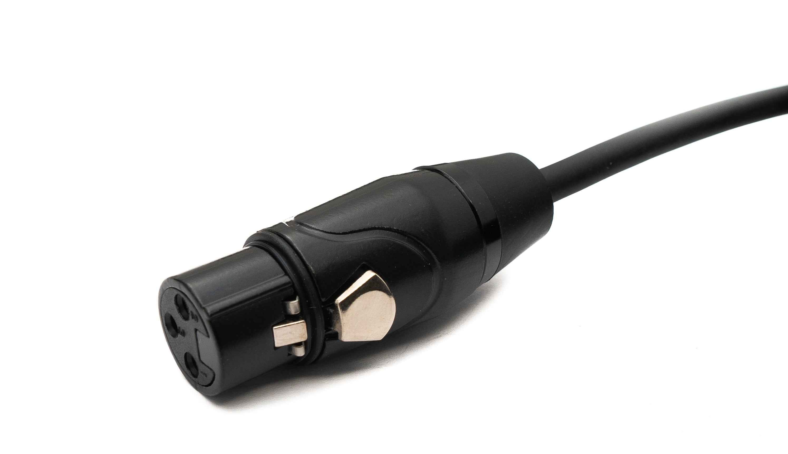 SYSTEM-S Audio Kabel 15 m XLR 3 Pin Stecker zu Buchse in Schwarz