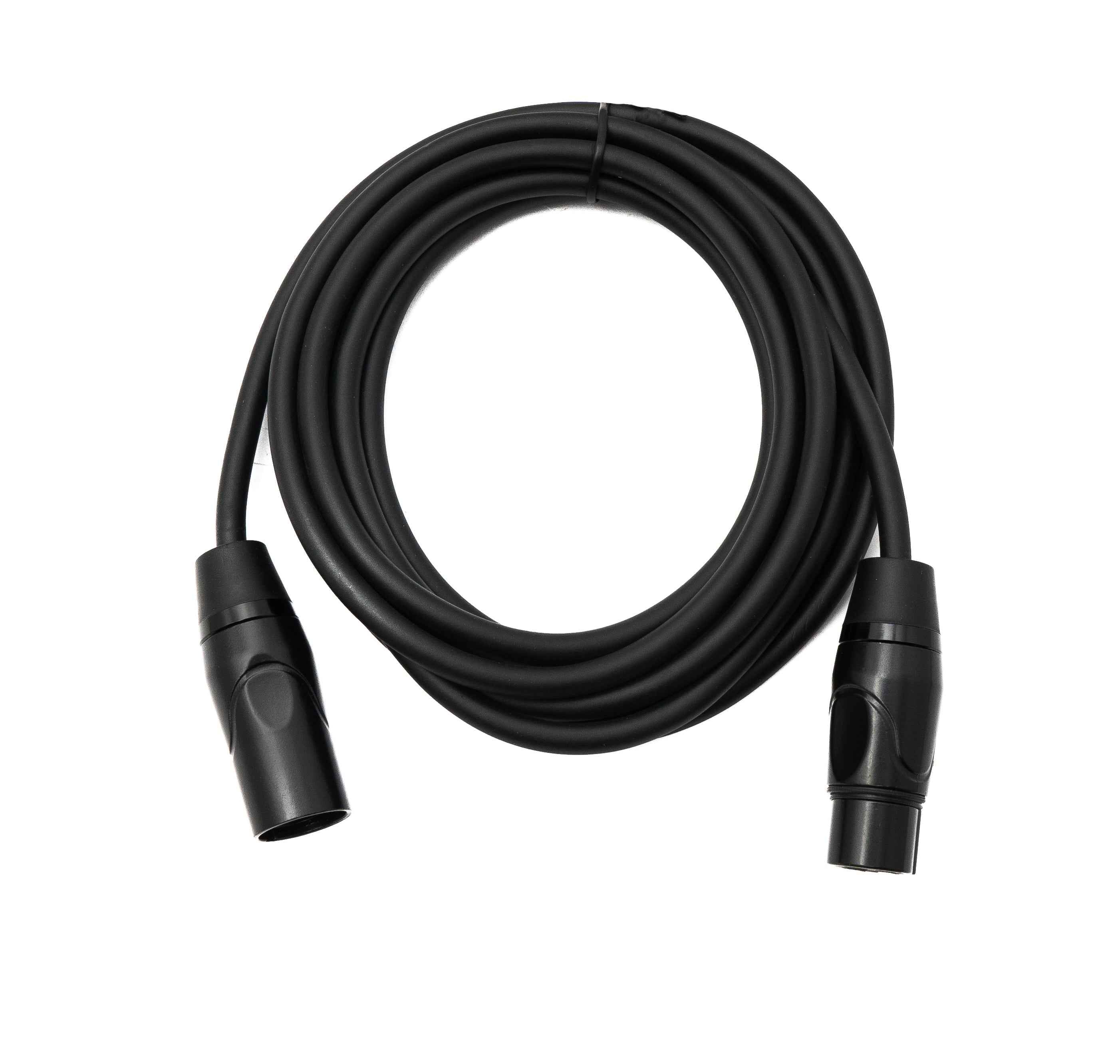 SYSTEM-S Audio Kabel 3 m XLR 3 Pin Stecker zu Buchse in Schwarz