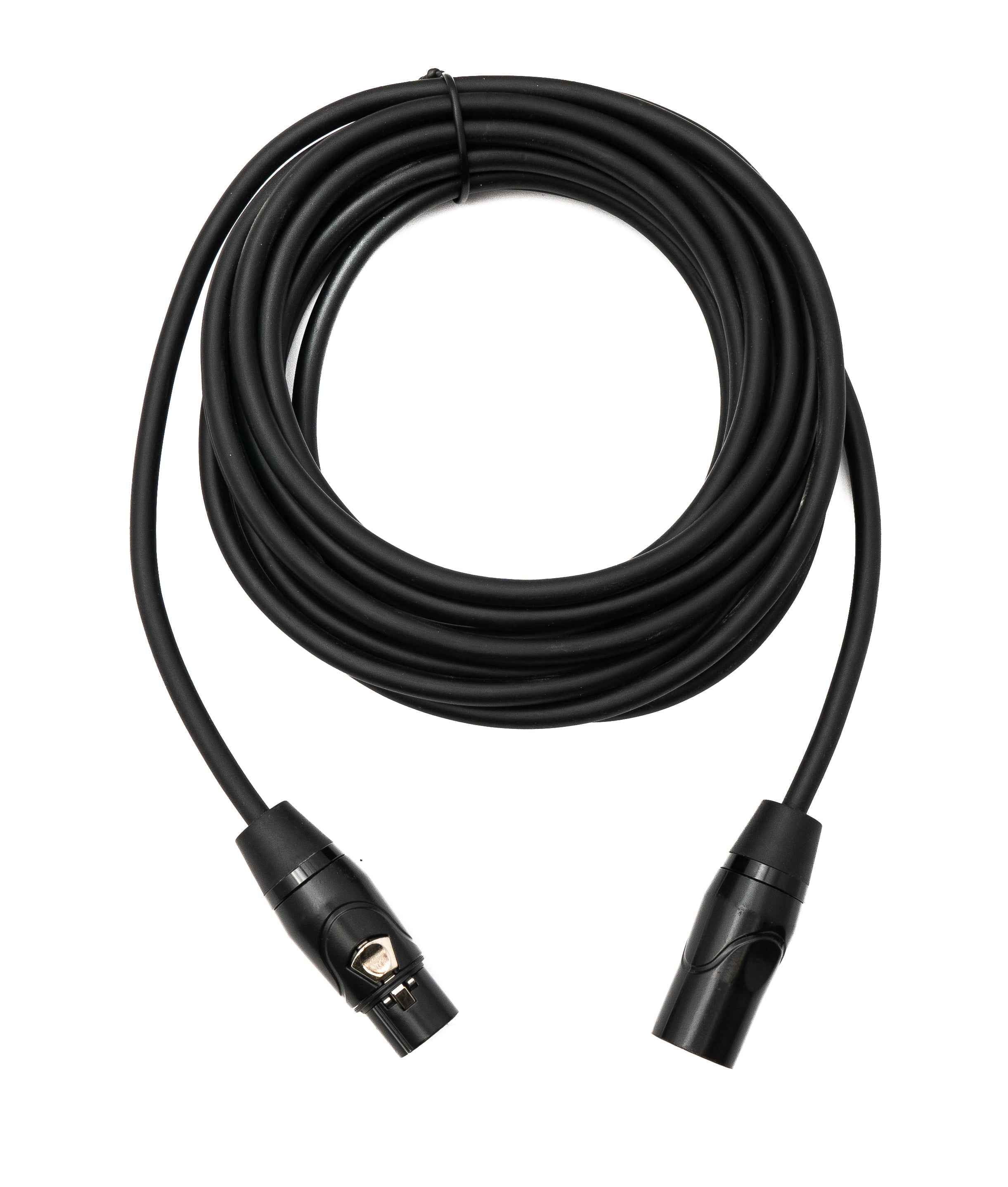 SYSTEM-S Audio Kabel 5 m XLR 3 Pin Stecker zu Buchse in Schwarz