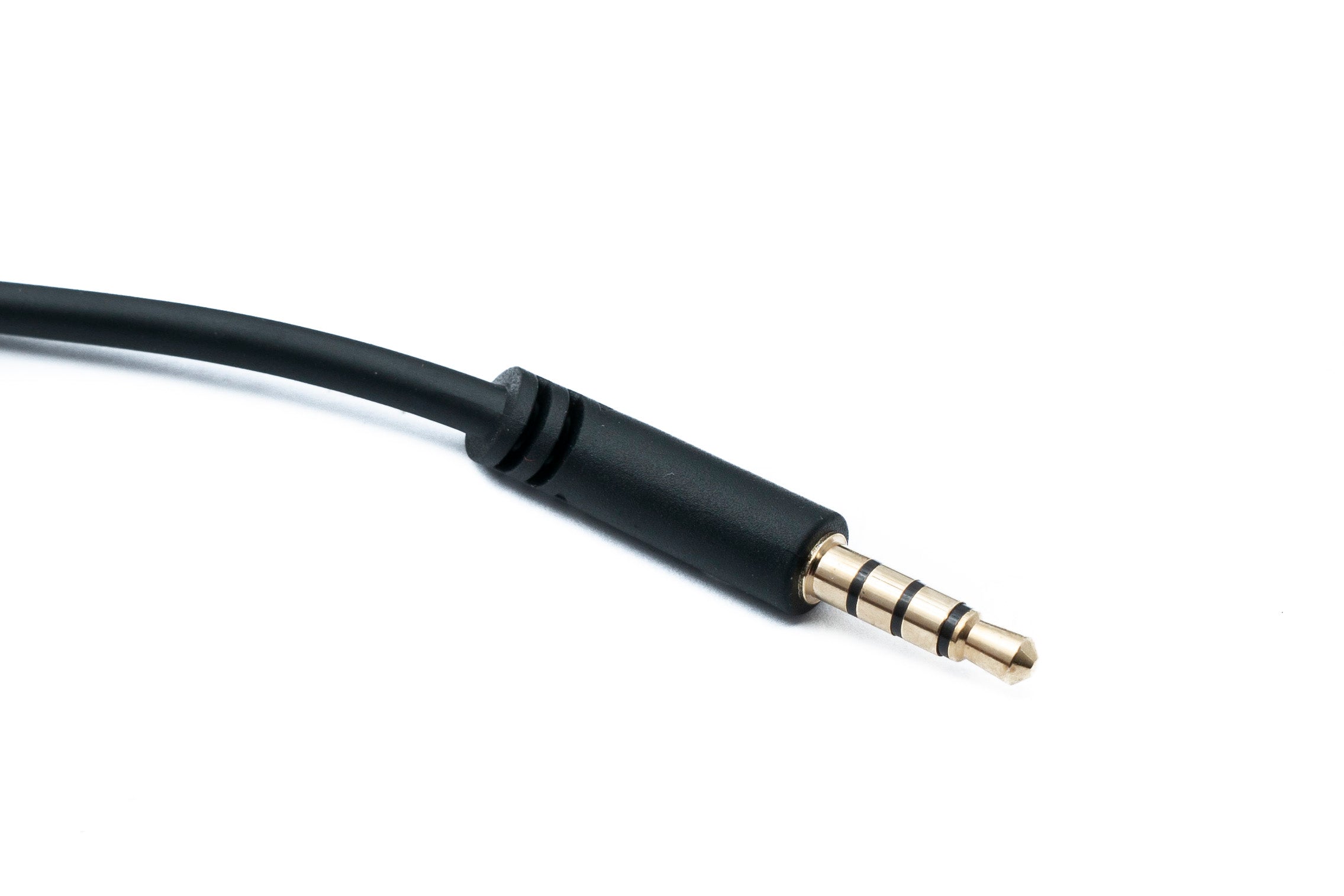 AUX-Kabel 3,5 mm Klinke TRRS zu TRS 2 m Lautstärkeregler schwarz 87320221