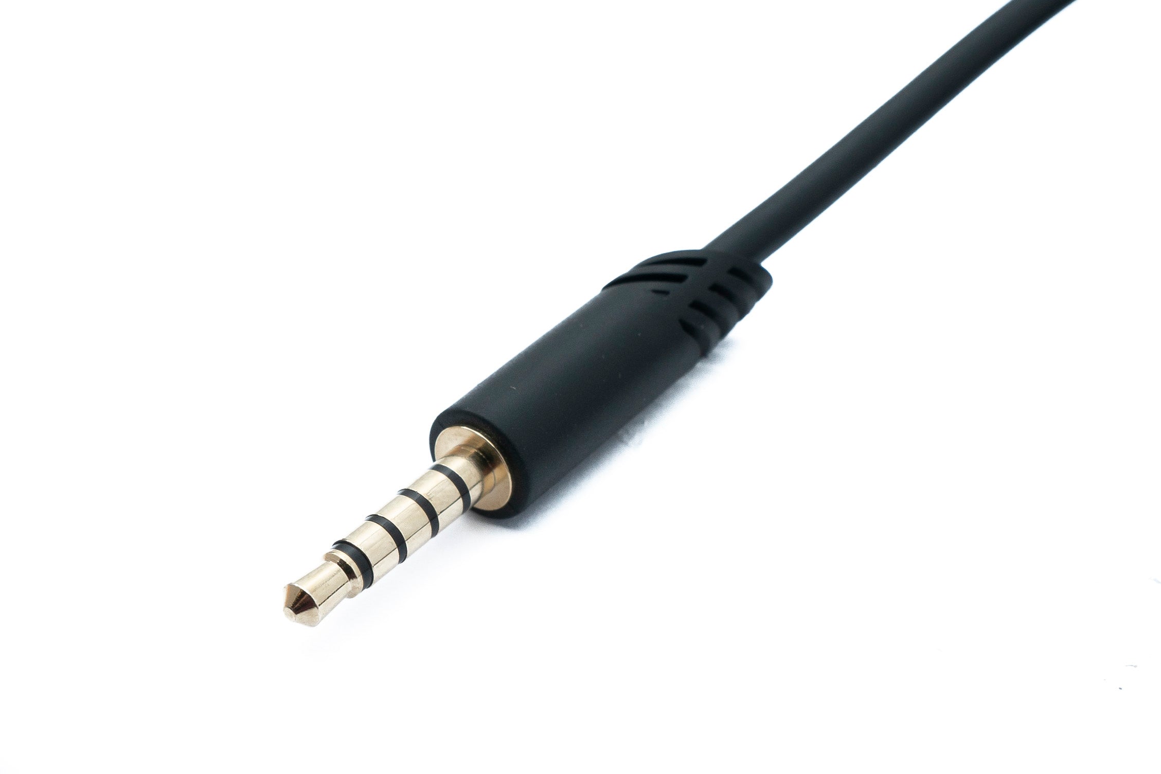 AUX-Kabel 3,5 mm Klinke TRRS zu TRS 2 m Lautstärkeregler schwarz 87320221