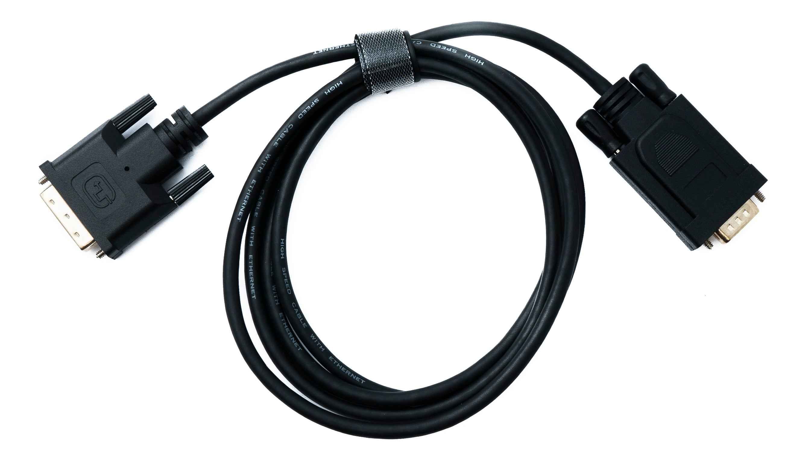 SYSTEM-S DVI D Kabel 2 m 24+1 25 Pin Stecker zu VGA 15 Pin Stecker Panel Mount Schraube