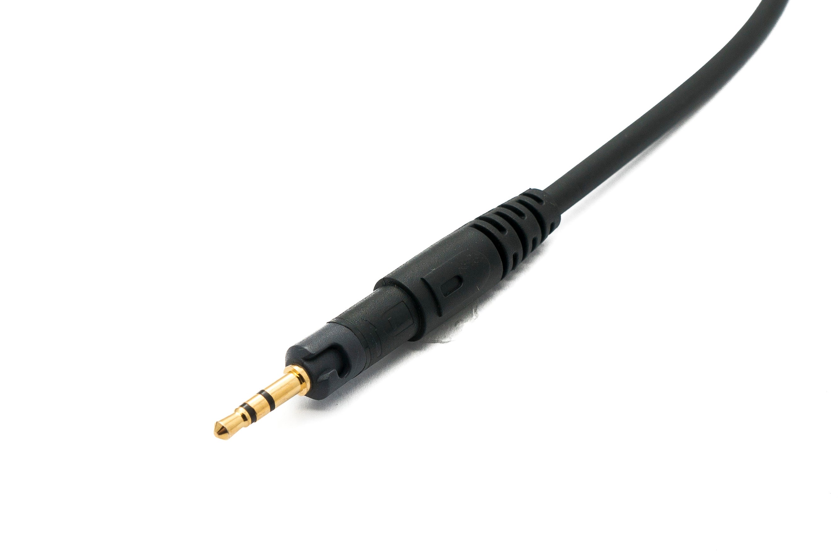 AUX-Ersatzkabel Spiralkabel 2 m 3,5 mm auf 2,5 mm für Audio Technica ATH M70x