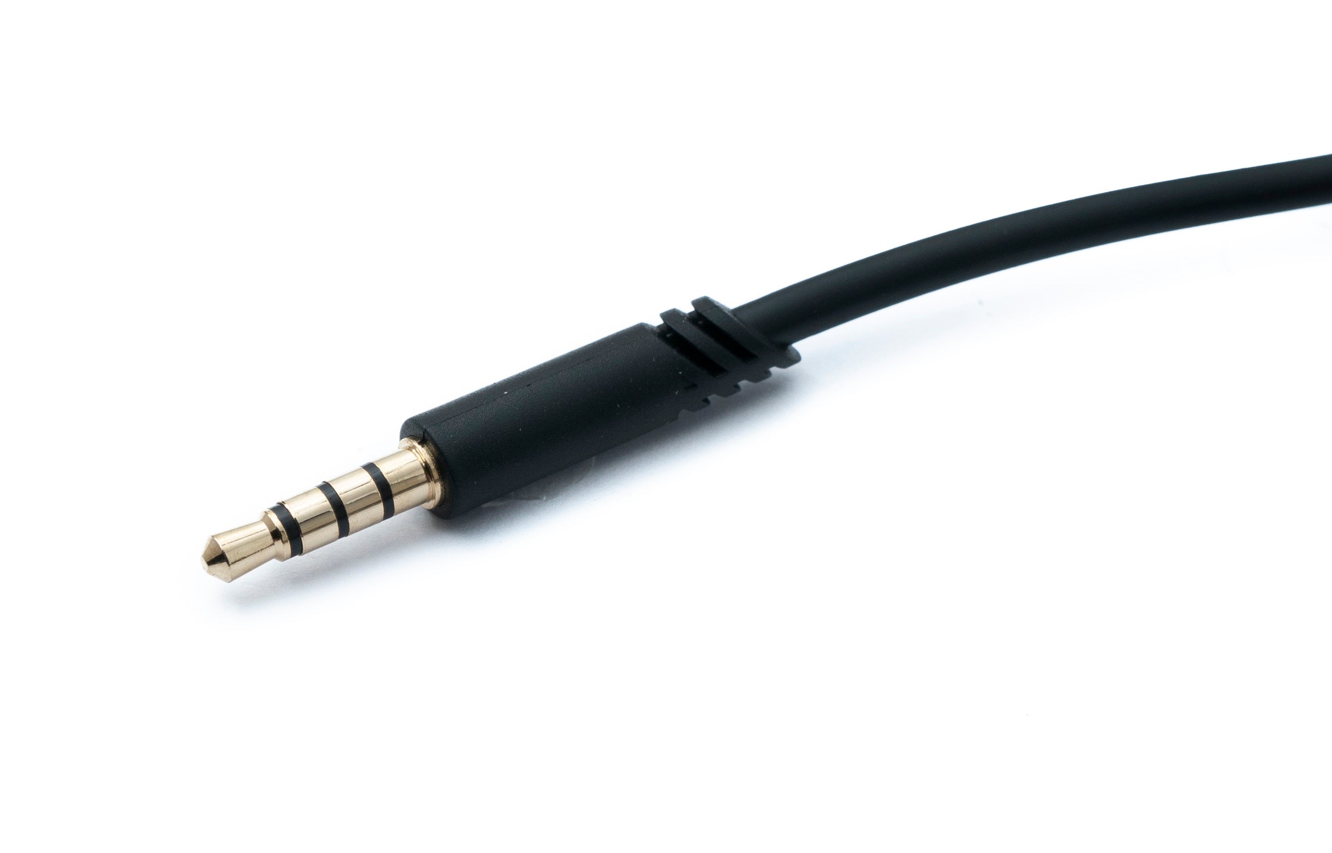 Audiokabel 2m AUX 3,5mm Klinke mit Lautstärkeregler schwarz 87386481 | System-S