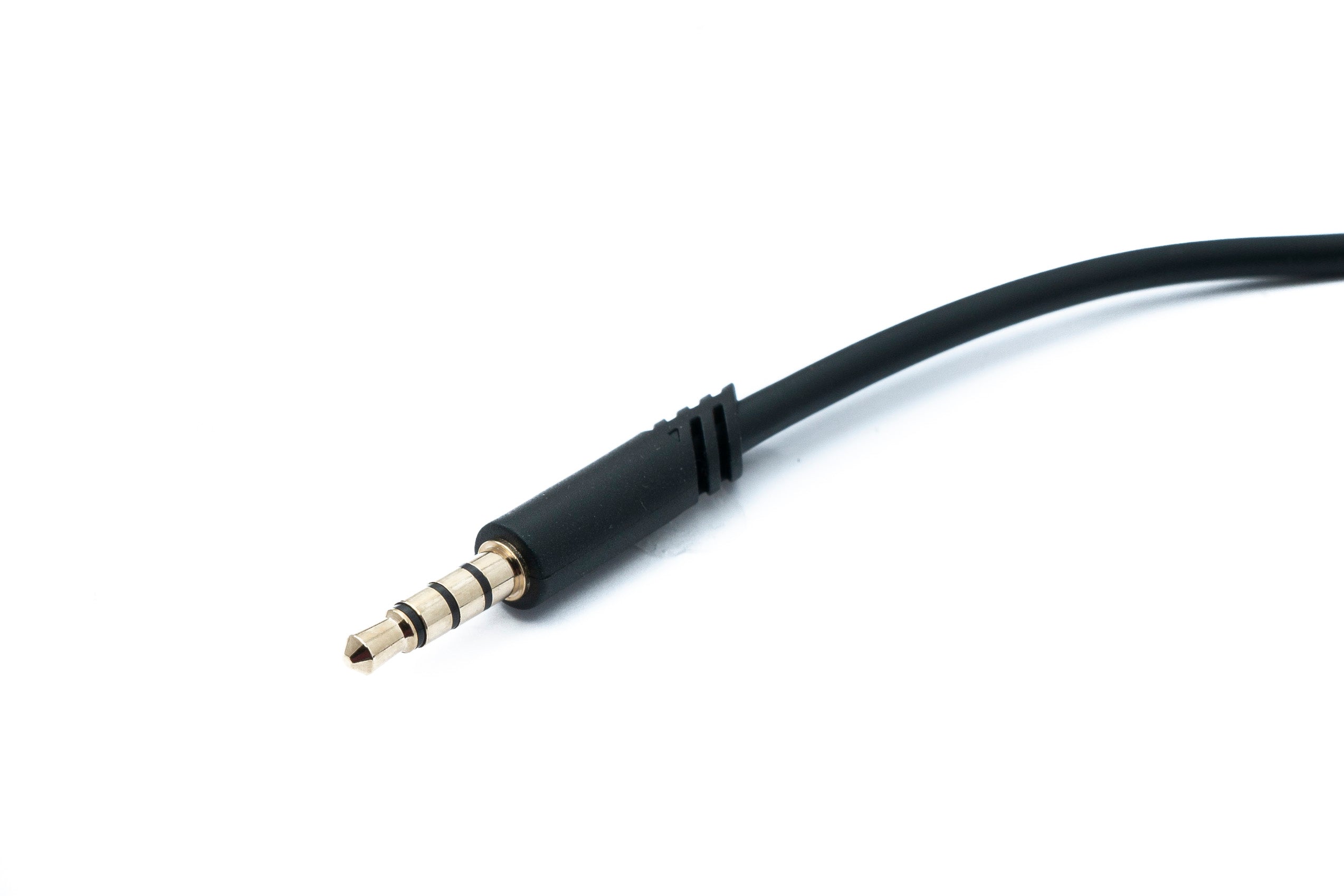 AUX-Kabel 2 m 3,5 mm Klinke TRRS/TRS schwarz für Logitech G Headsets 87386667