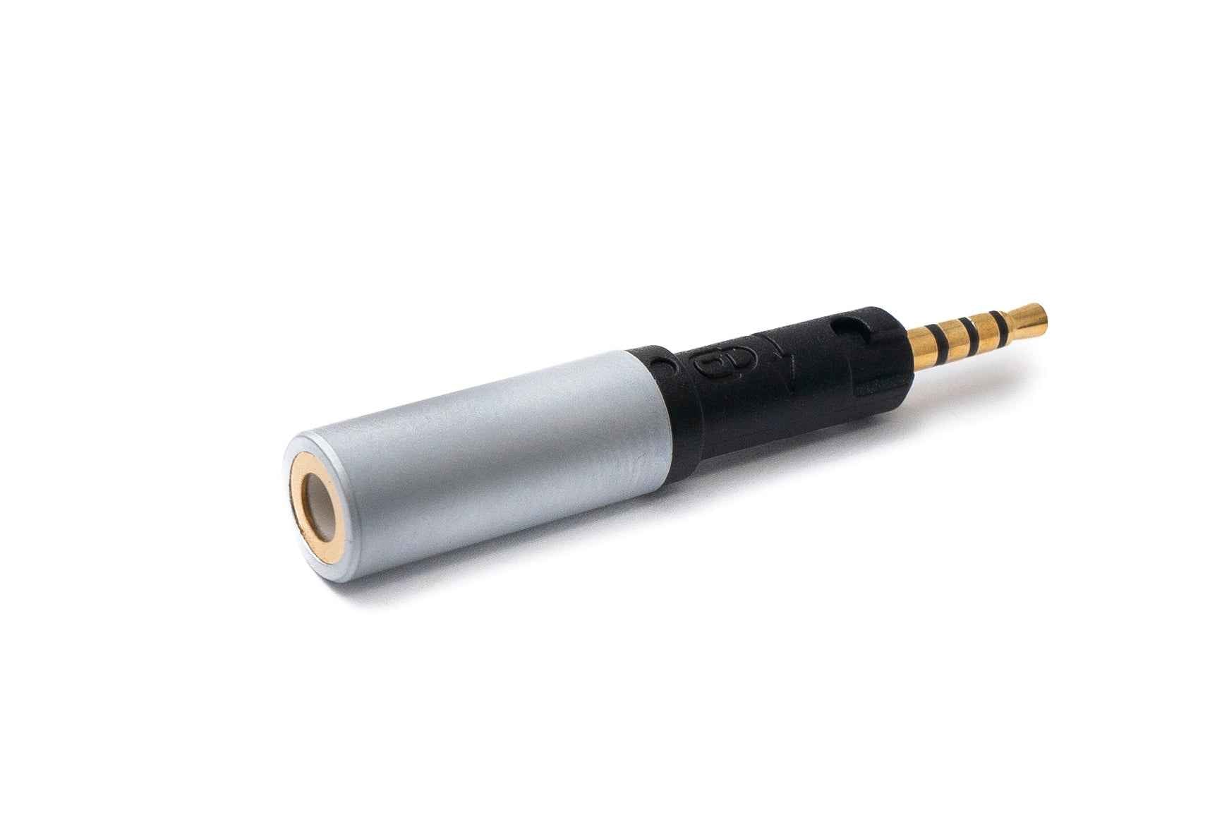 SYSTEM-S Audio Adapter AUX Klinke 2.5 mm Stecker zu 3.5 mm Buchse für Audio Technica ATH Sennheiser HD5XX