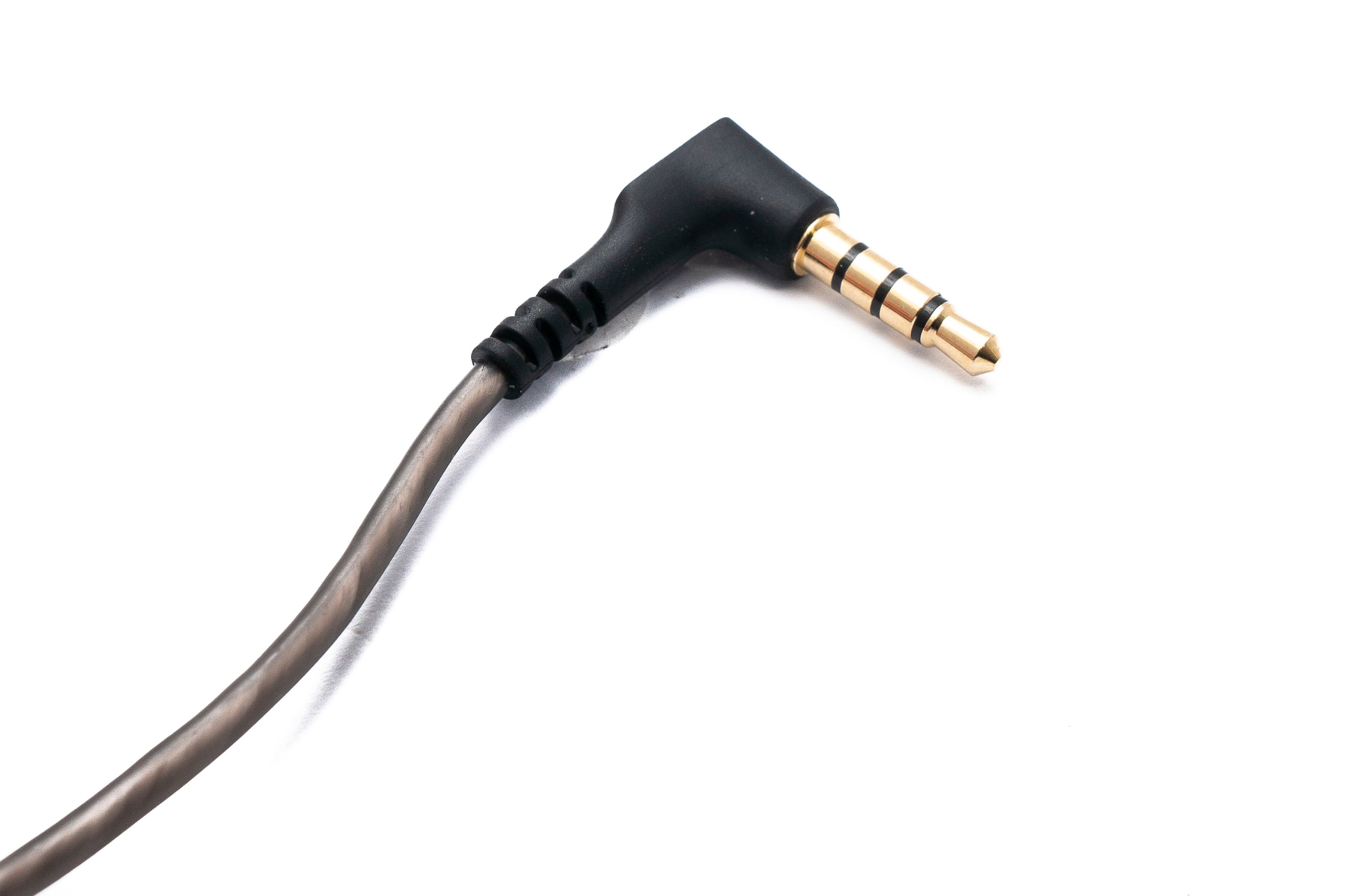 AUX-Ersatzkabel 120 cm 3,5 mm Klinke Mikrofon gewinkelt schwarz für Sennheiser
