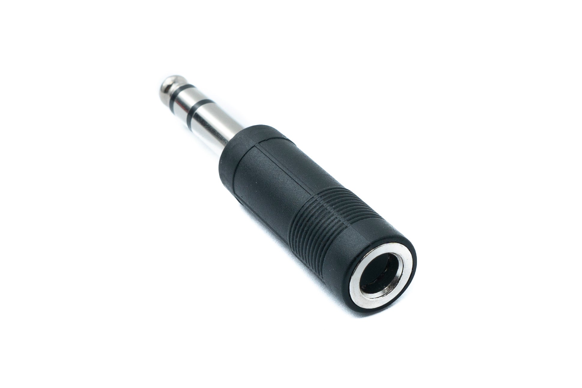 Audio Adapter Stereo TRS 6,35 mm Klinke Stecker auf Buchse 1/4" schwarz 88554654