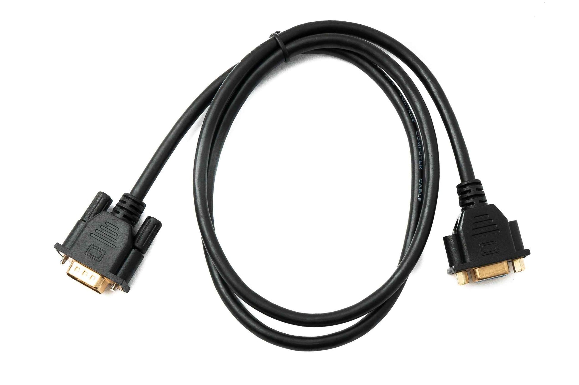 SYSTEM-S D Sub15 Kabel 100 cm HD VGA 15 Pin Stecker zu Buchse DB15
