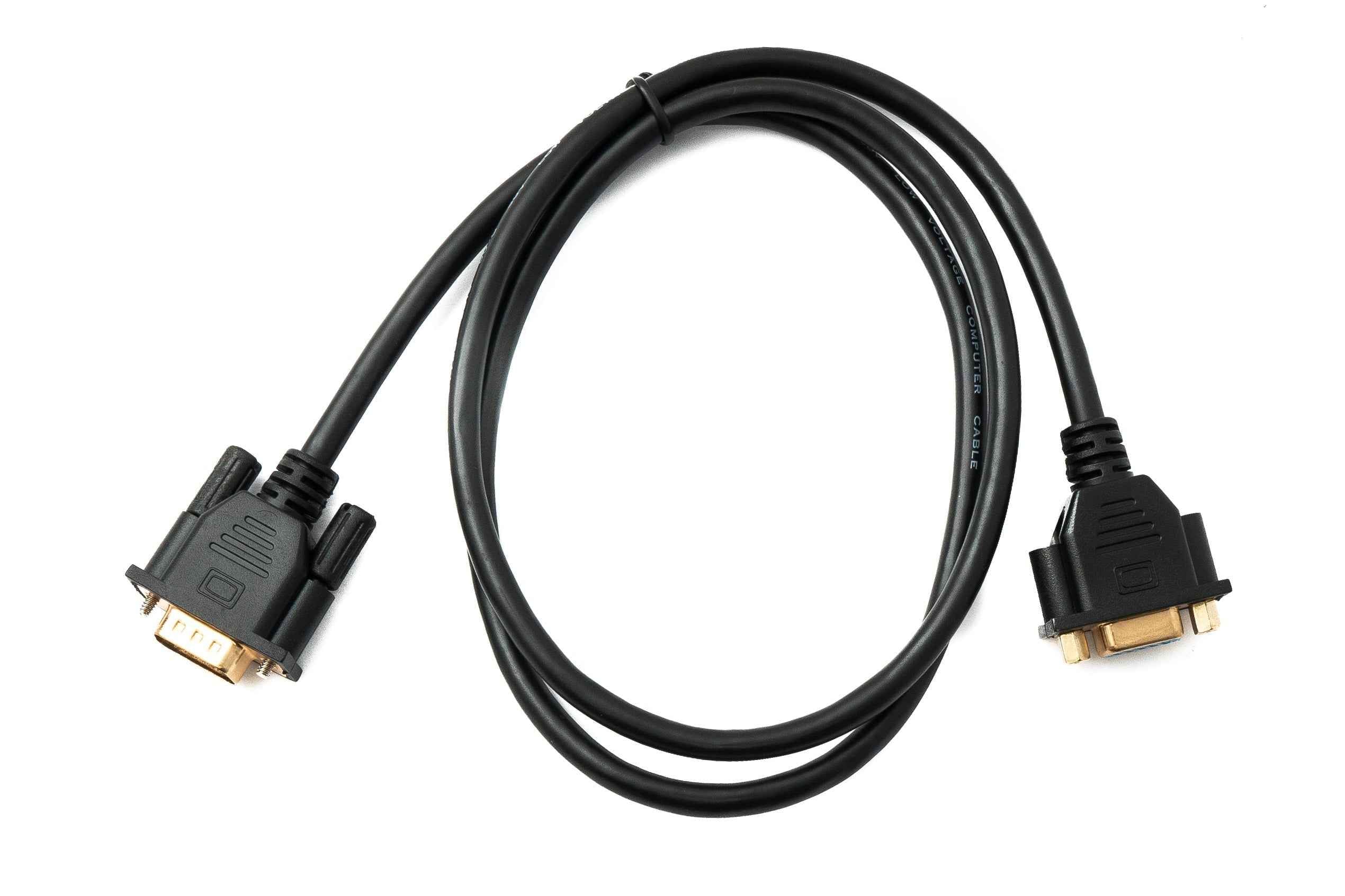 SYSTEM-S D Sub15 Kabel 100 cm HD VGA 15 Pin Stecker zu Buchse DB15