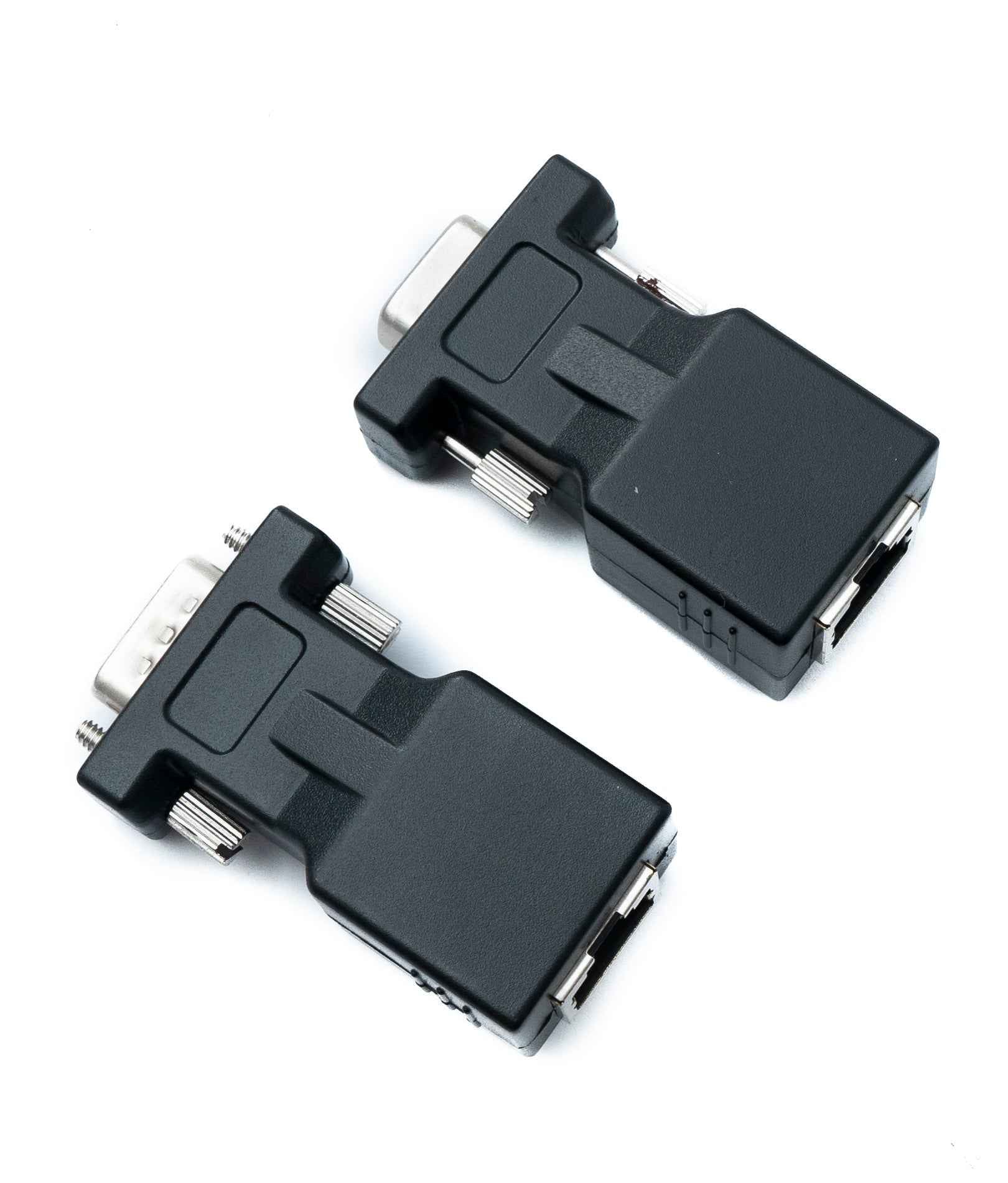 SYSTEM-S Ethernet VGA over IP Konverter VGA Stecker & Buchse zu LAN RJ45 Buchse 20m Reichweite