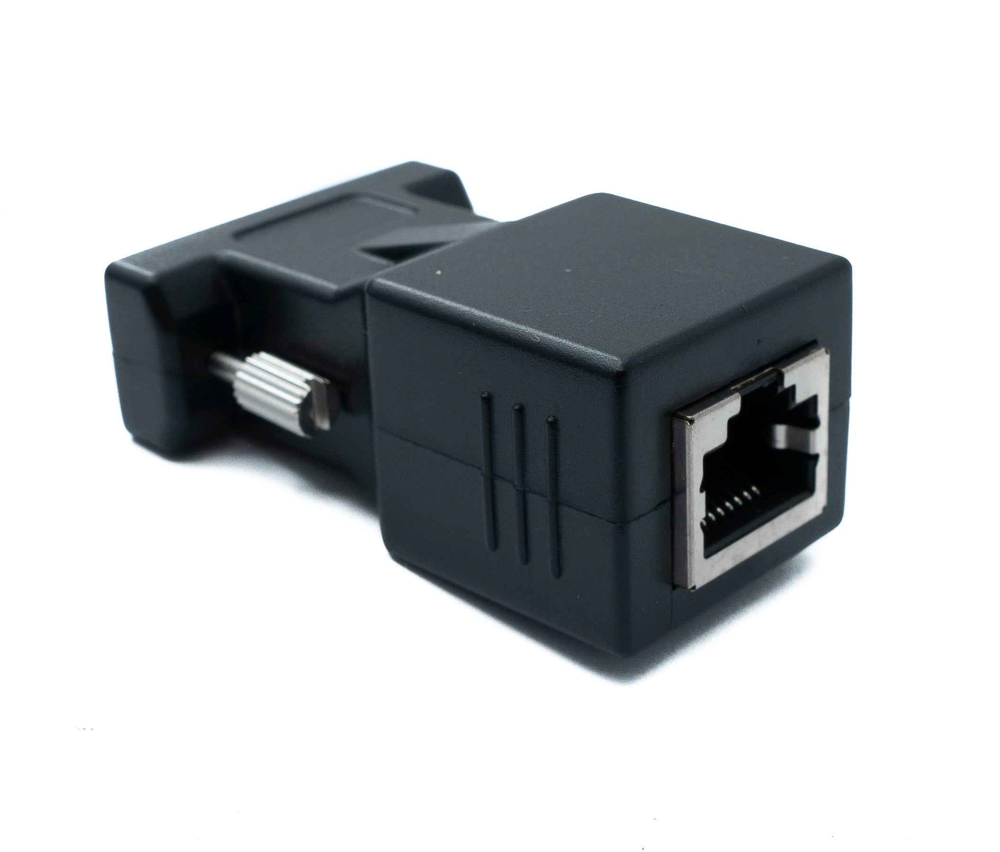 SYSTEM-S Ethernet VGA over IP Konverter VGA Stecker & Buchse zu LAN RJ45 Buchse 20m Reichweite