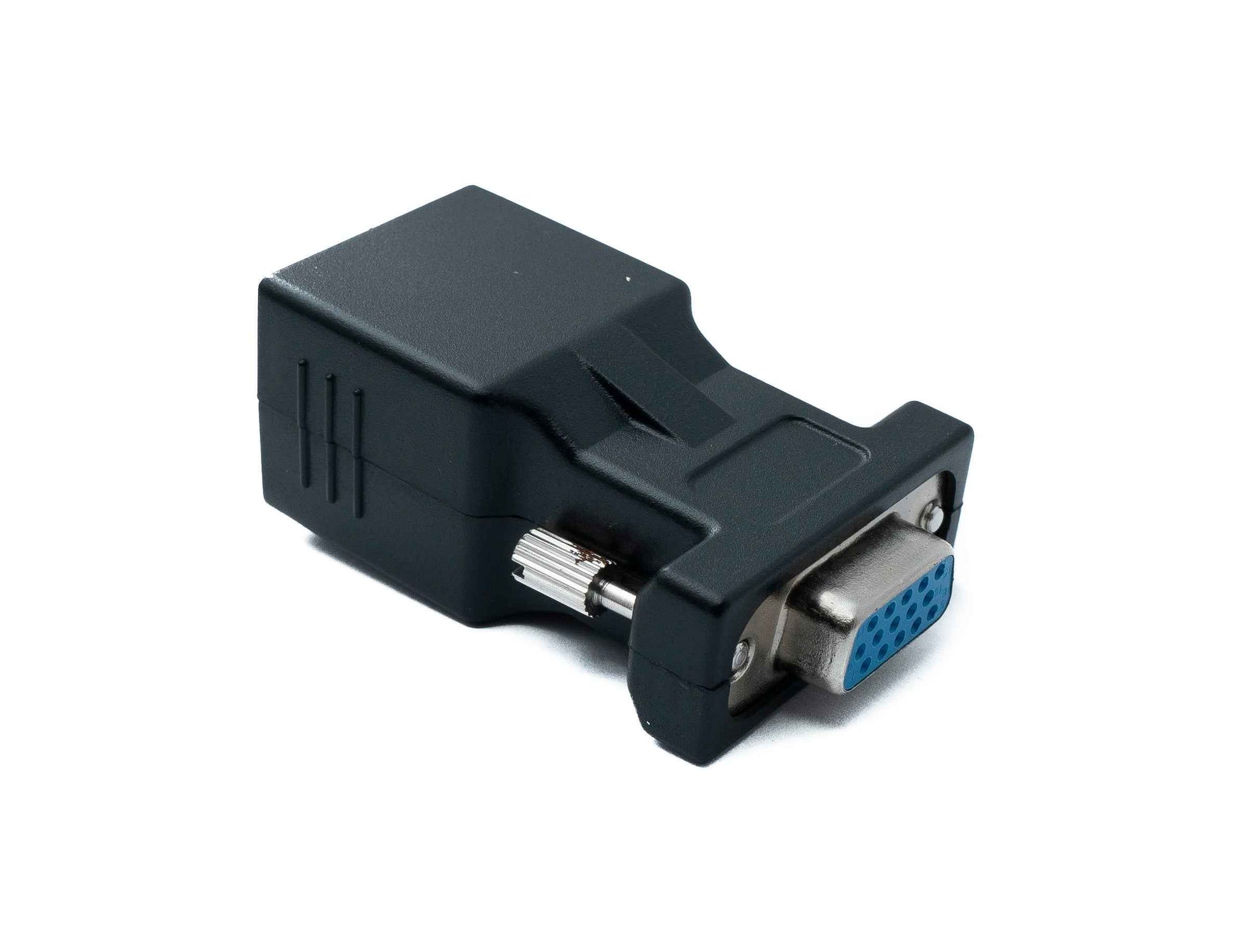 SYSTEM-S Ethernet VGA over IP Konverter VGA Stecker & Buchse zu LAN RJ45 Buchse 20m Reichweite