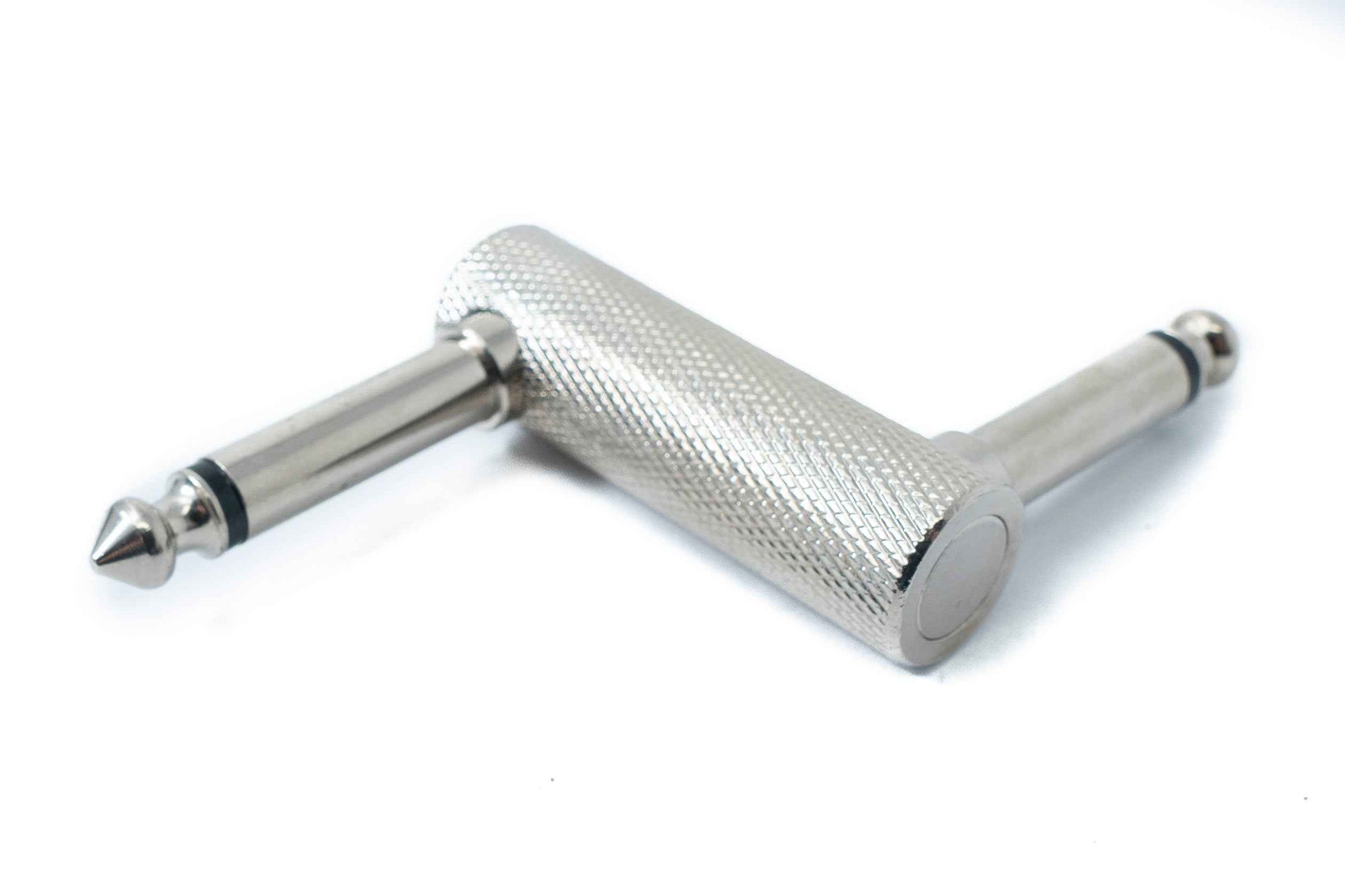 SYSTEM-S Audio Adapter Stereo TS 6.35 mm Klinke Stecker zu Stecker Z Typ für Gitarrenpedal