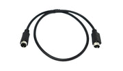 S-Video Kabel 50 cm Stecker zu Stecker in Schwarz 89817022 | System-S