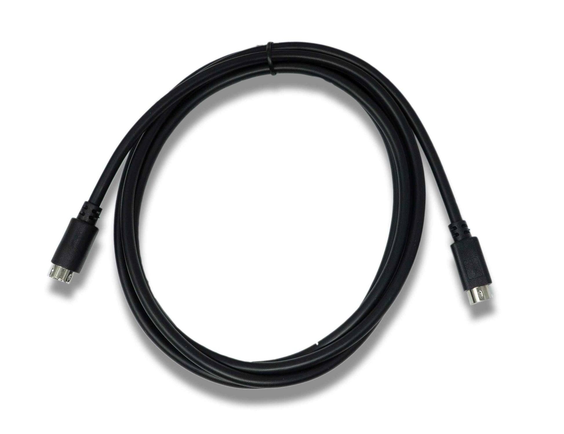 SYSTEM-S S-Video Kabel 180 cm Din 5 Pin Stecker zu Stecker in Schwarz