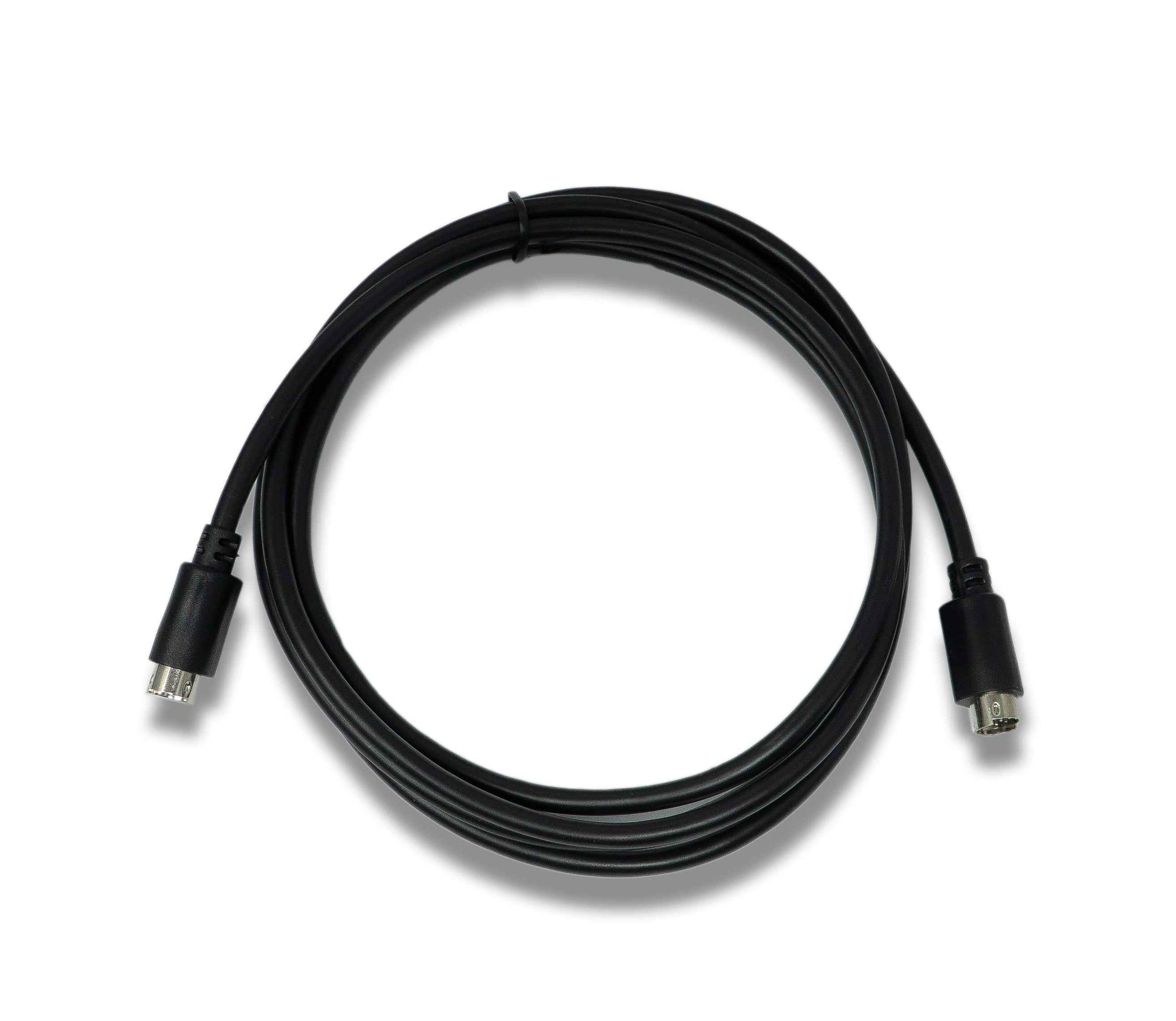 SYSTEM-S S-Video Kabel 180 cm Din 8 Pin Stecker zu Stecker in Schwarz