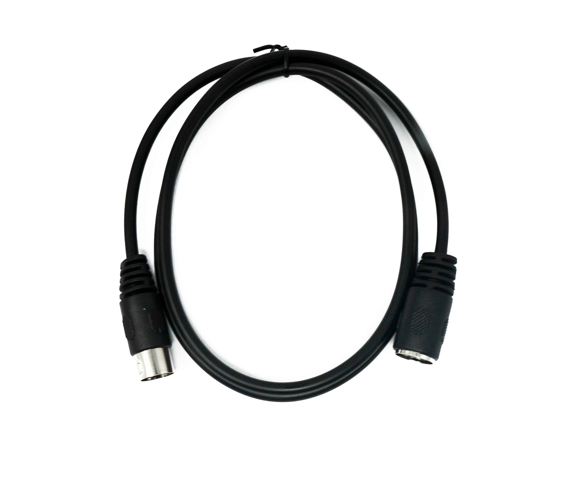 SYSTEM-S S-Video Kabel 100 cm Din 3 Pin Stecker zu Buchse in Schwarz