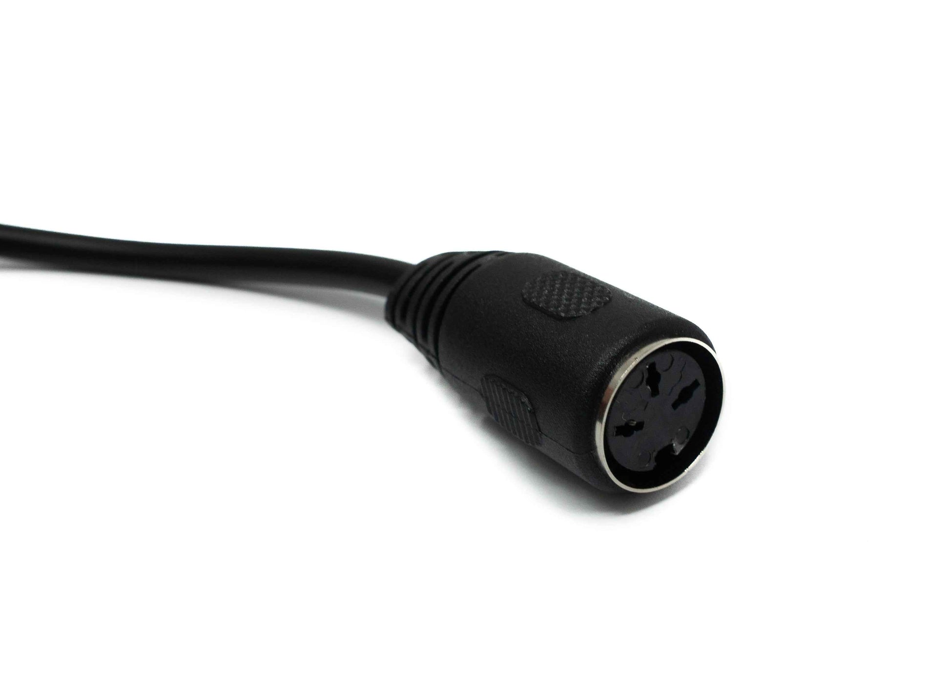 SYSTEM-S S-Video Kabel 100 cm Din 3 Pin Stecker zu Buchse in Schwarz