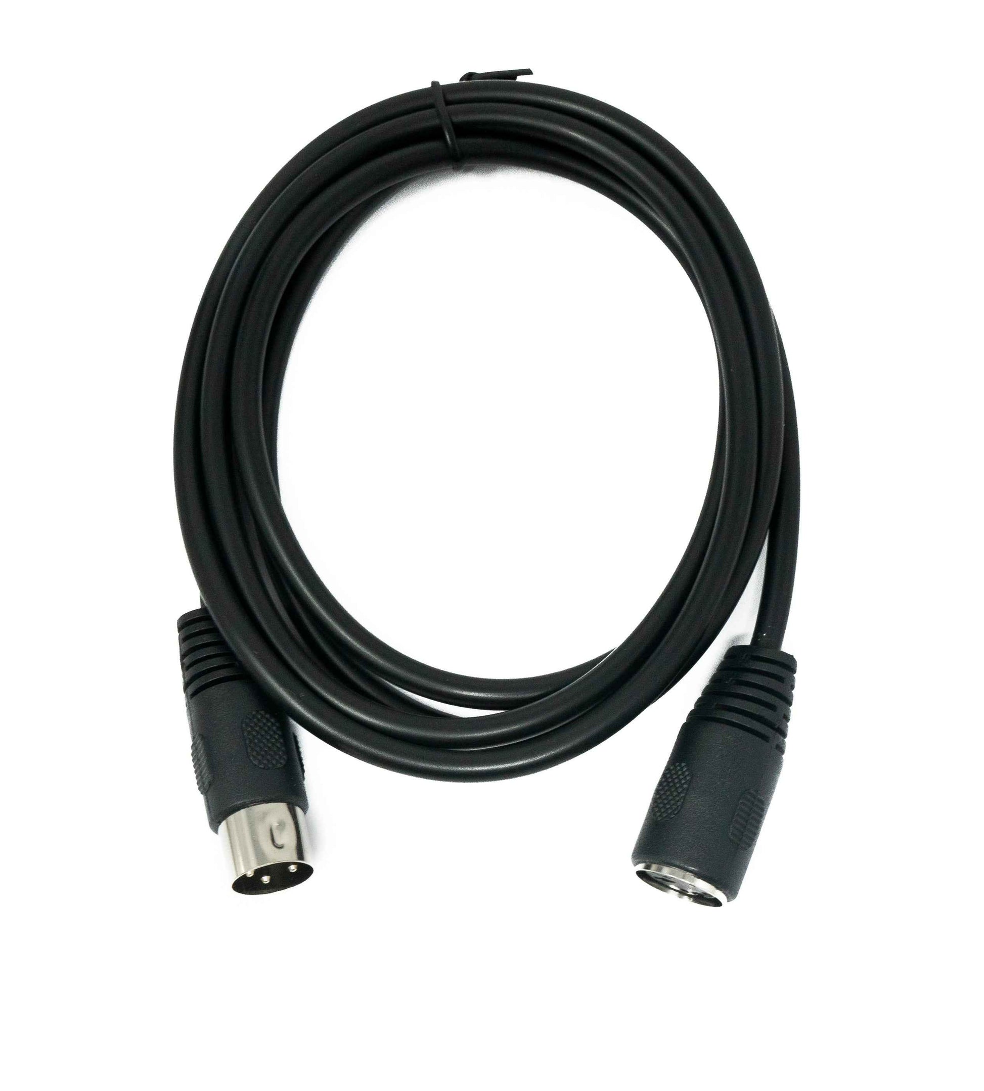 SYSTEM-S S-Video Kabel 150 cm Din 3 Pin Stecker zu Buchse in Schwarz