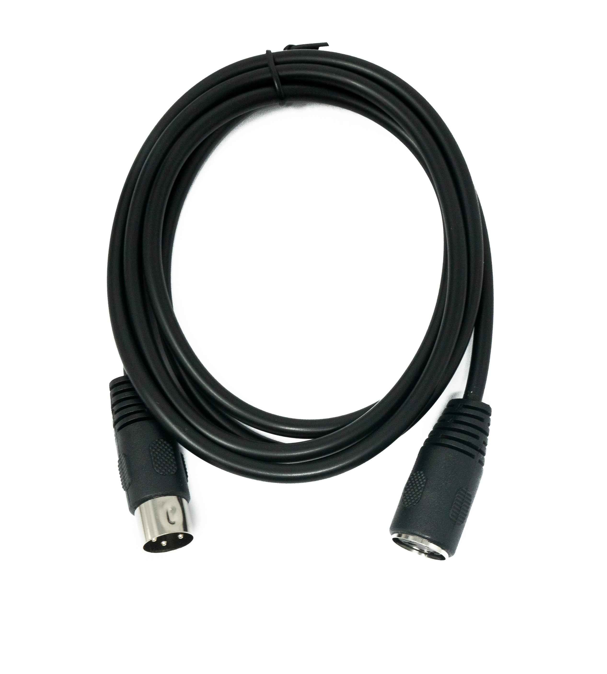 SYSTEM-S S-Video Kabel 150 cm Din 3 Pin Stecker zu Buchse in Schwarz