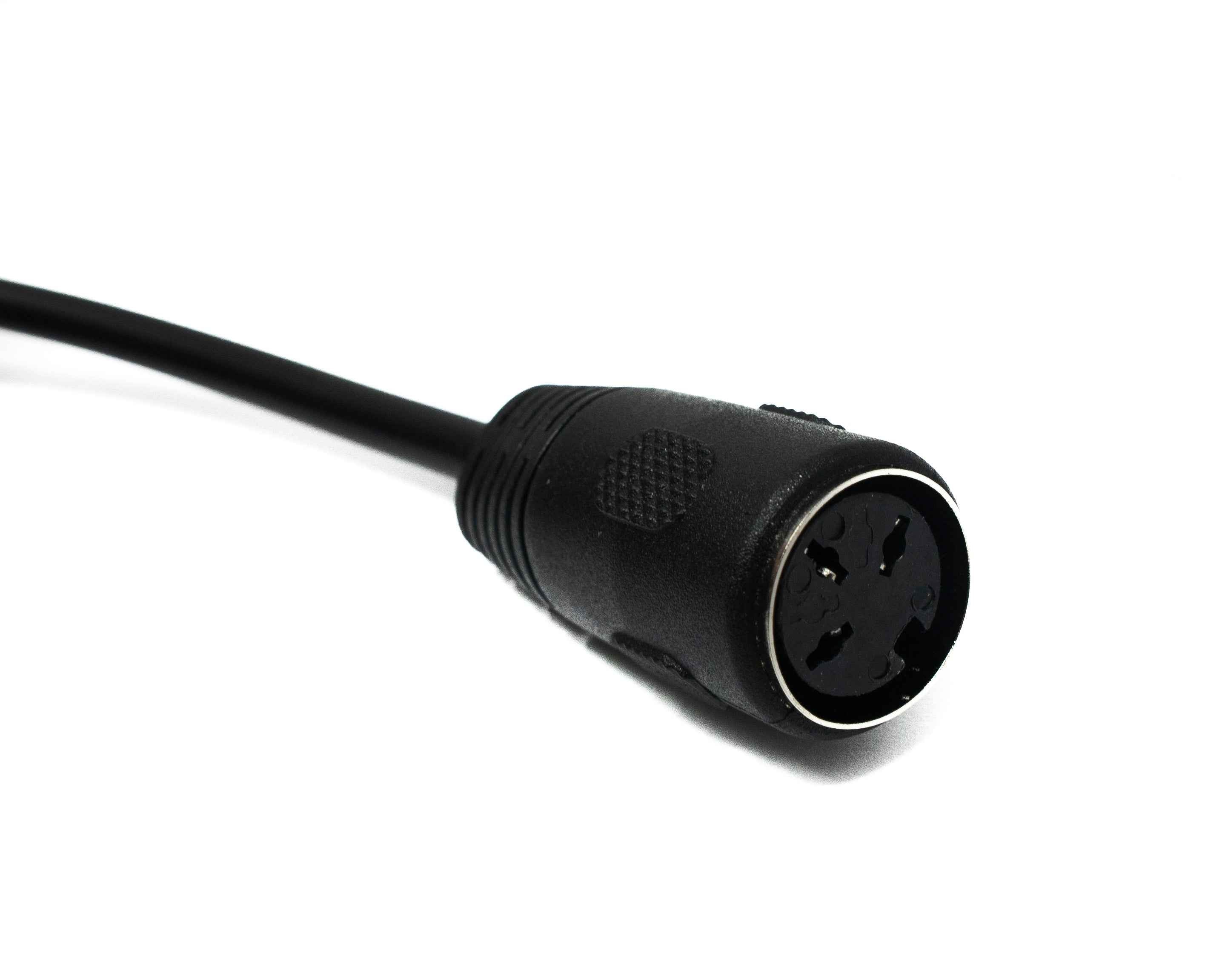 SYSTEM-S S-Video Kabel 150 cm Din 3 Pin Stecker zu Buchse in Schwarz