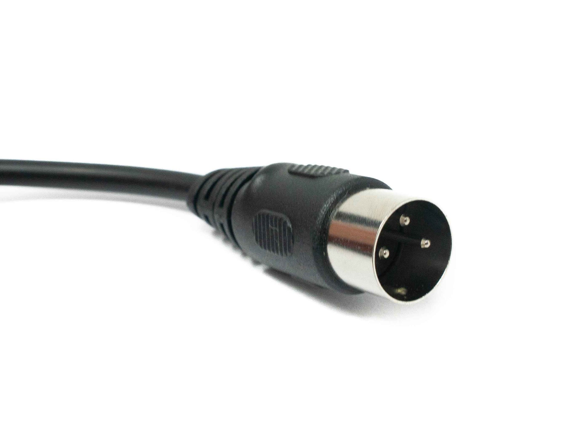 SYSTEM-S S-Video Kabel 50 cm Din 3 Pin Stecker zu Buchse in Schwarz