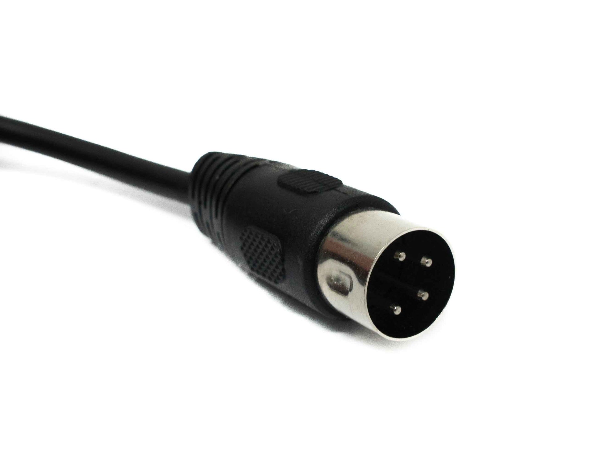 SYSTEM-S S-Video Kabel 100 cm Din 4 Pin Stecker zu Buchse in Schwarz